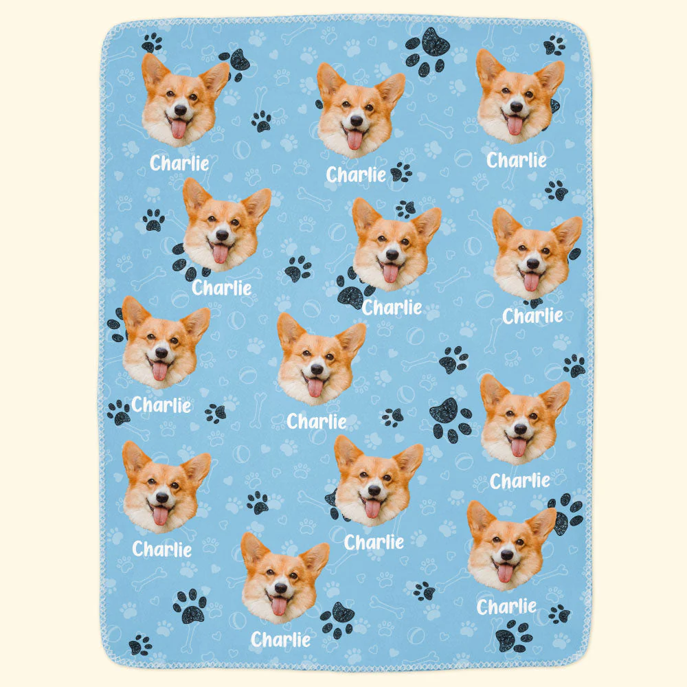 Custom Face Pet - Personalized Photo Blanket - Image 3