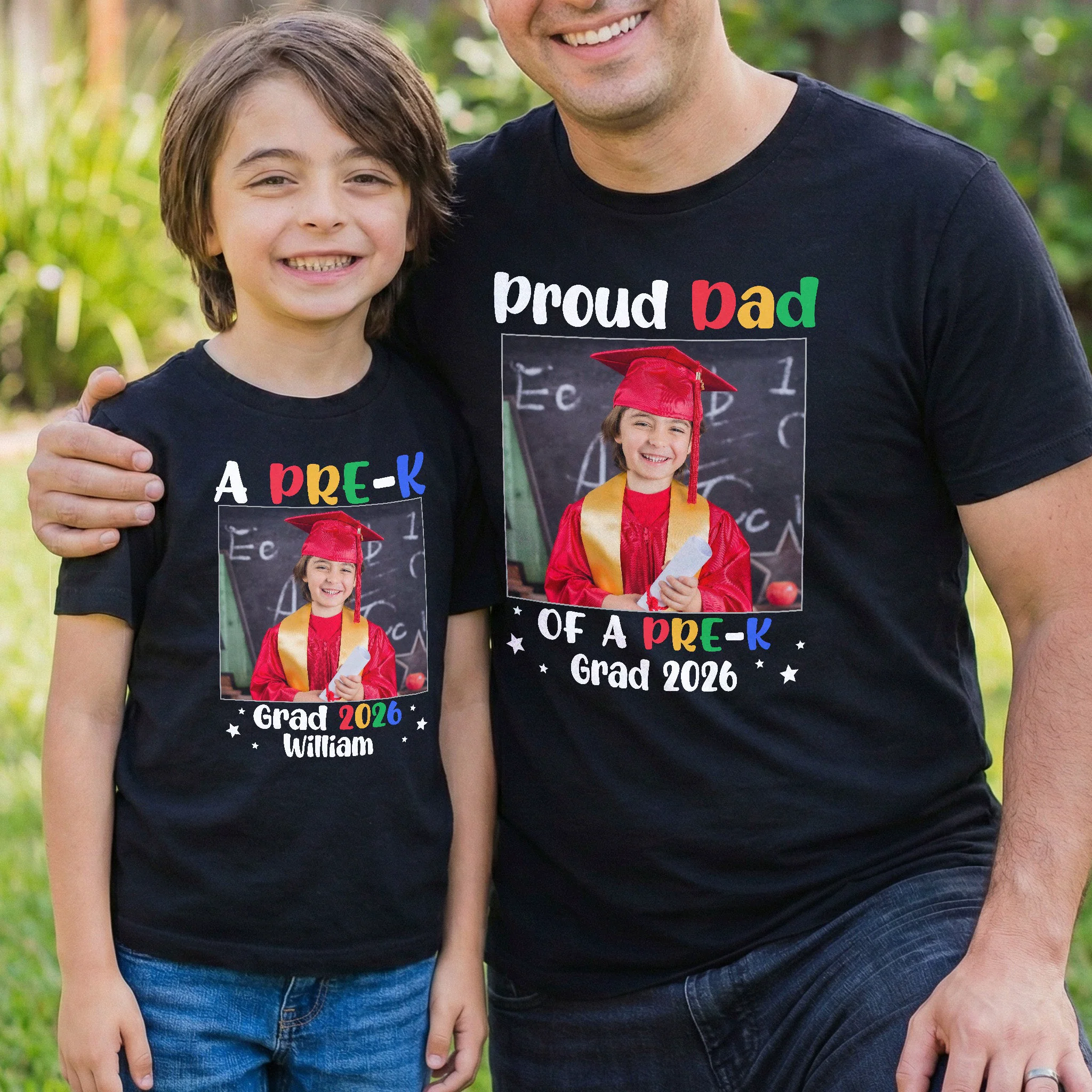 Custom Family Pre-K Graduation - Personalized Photo Shirt - Image 2