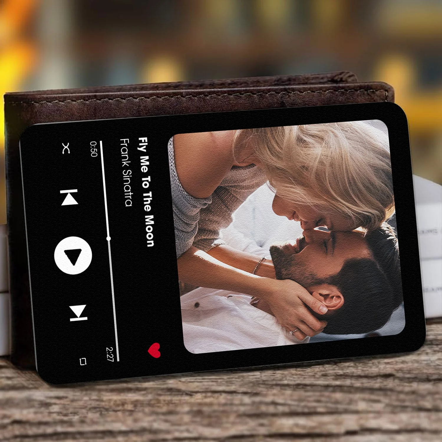 Custom Favorite Song Metal Wallet Card - Personalized Aluminum Photo Wallet Card - Valentine's Day Gifts For Him, Boyfriend, Husband - Image 6