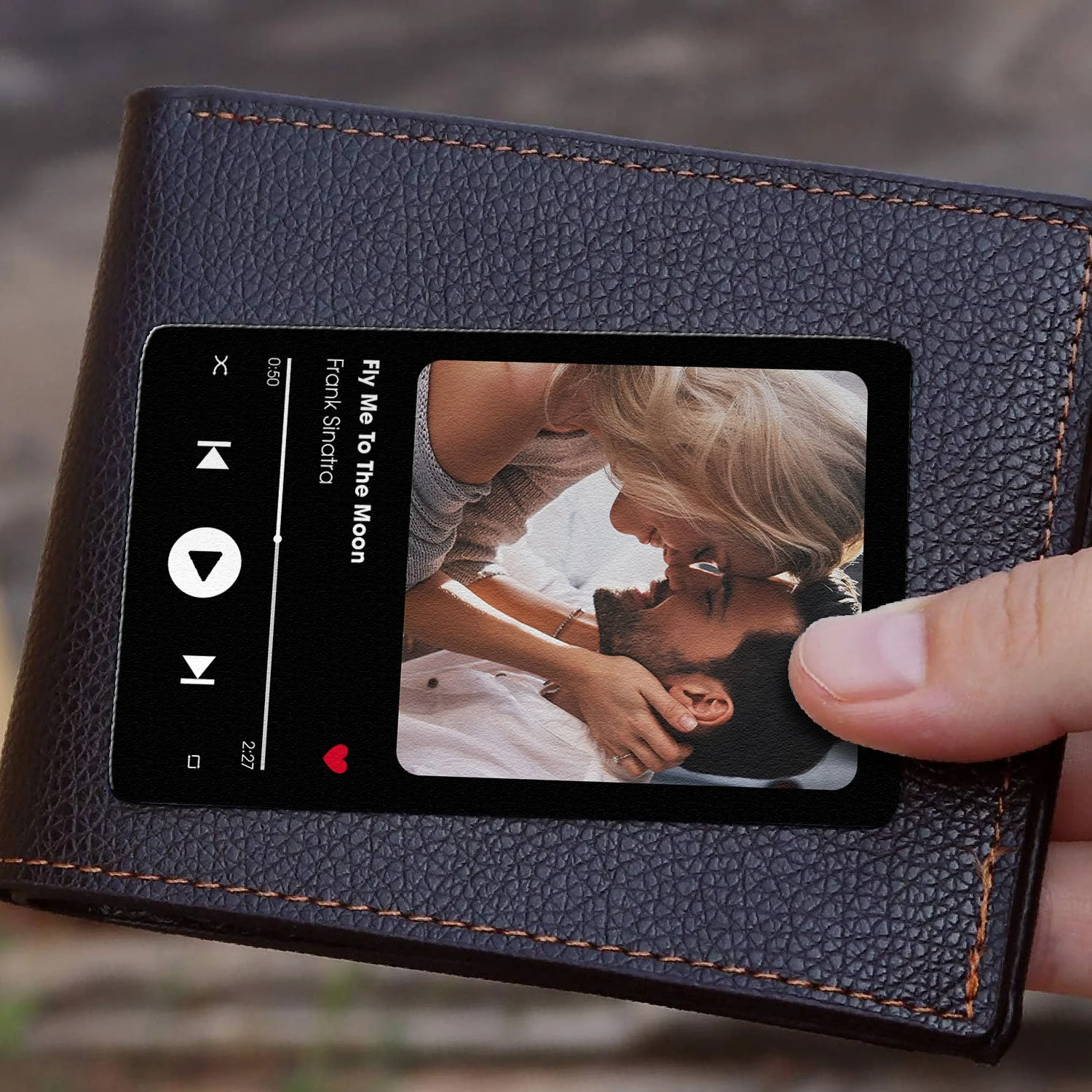Custom Favorite Song Metal Wallet Card - Personalized Aluminum Photo Wallet Card - Valentine's Day Gifts For Him, Boyfriend, Husband - Image 7
