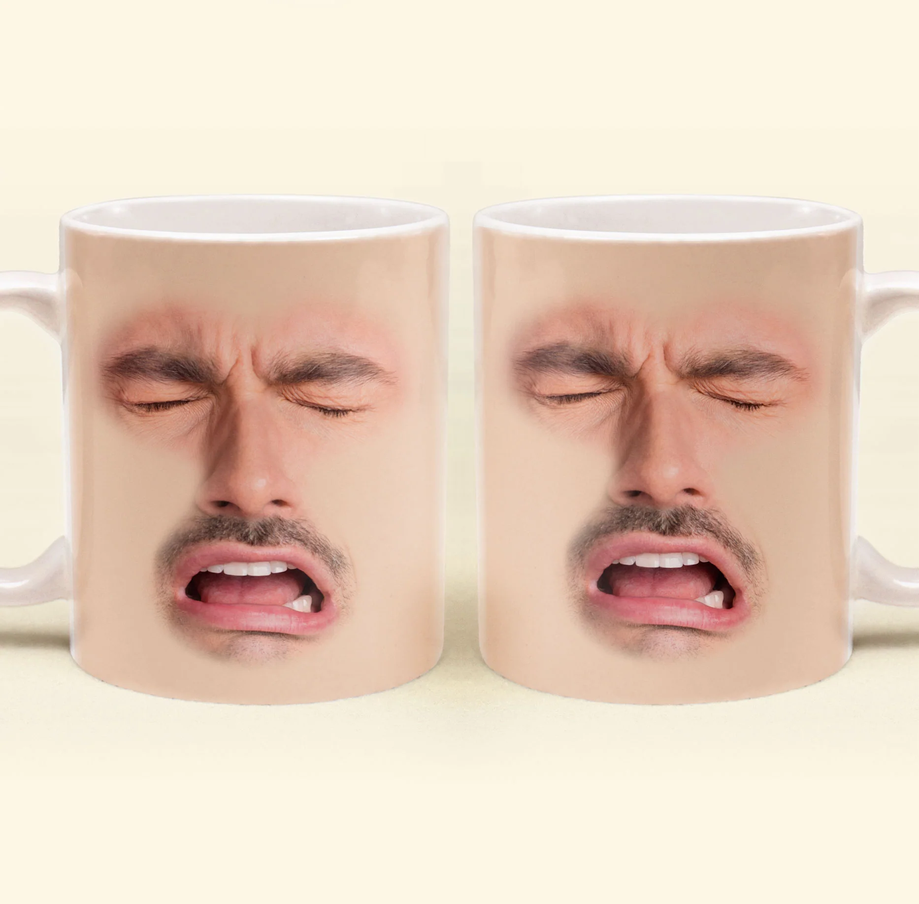 Custom Funny Face - For Coworkers, Friends, Boss, Dad - Personalized Photo Mug - Image 6