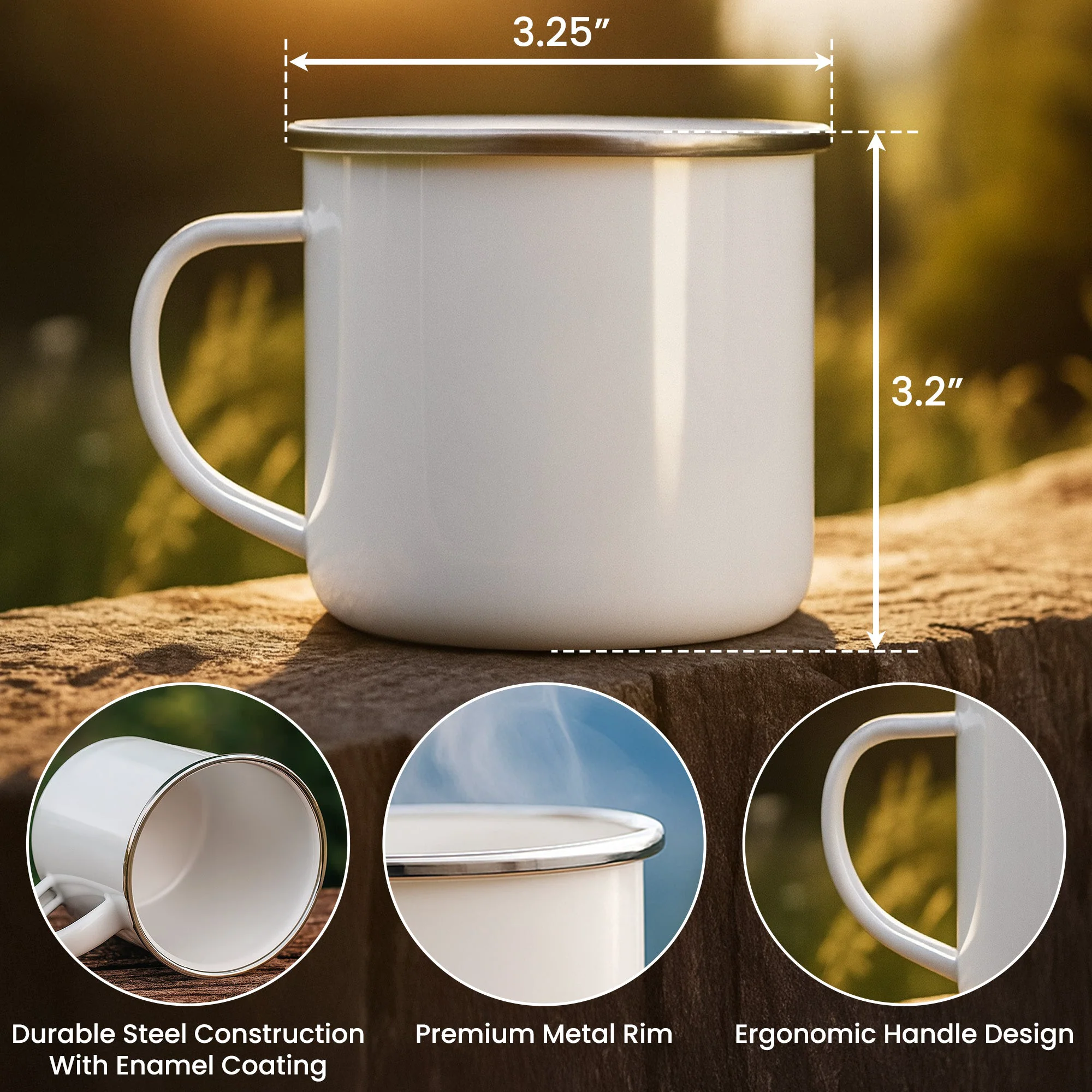 Custom Gardening Cup For Mom, Grandma, Florist, Plant Lover - Personalized Enamel Mug - Image 5