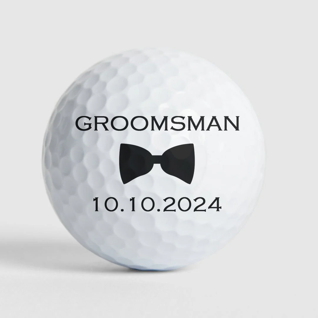 Custom Golf Ball Wedding Gift - Personalized Golf Ball - Image 9