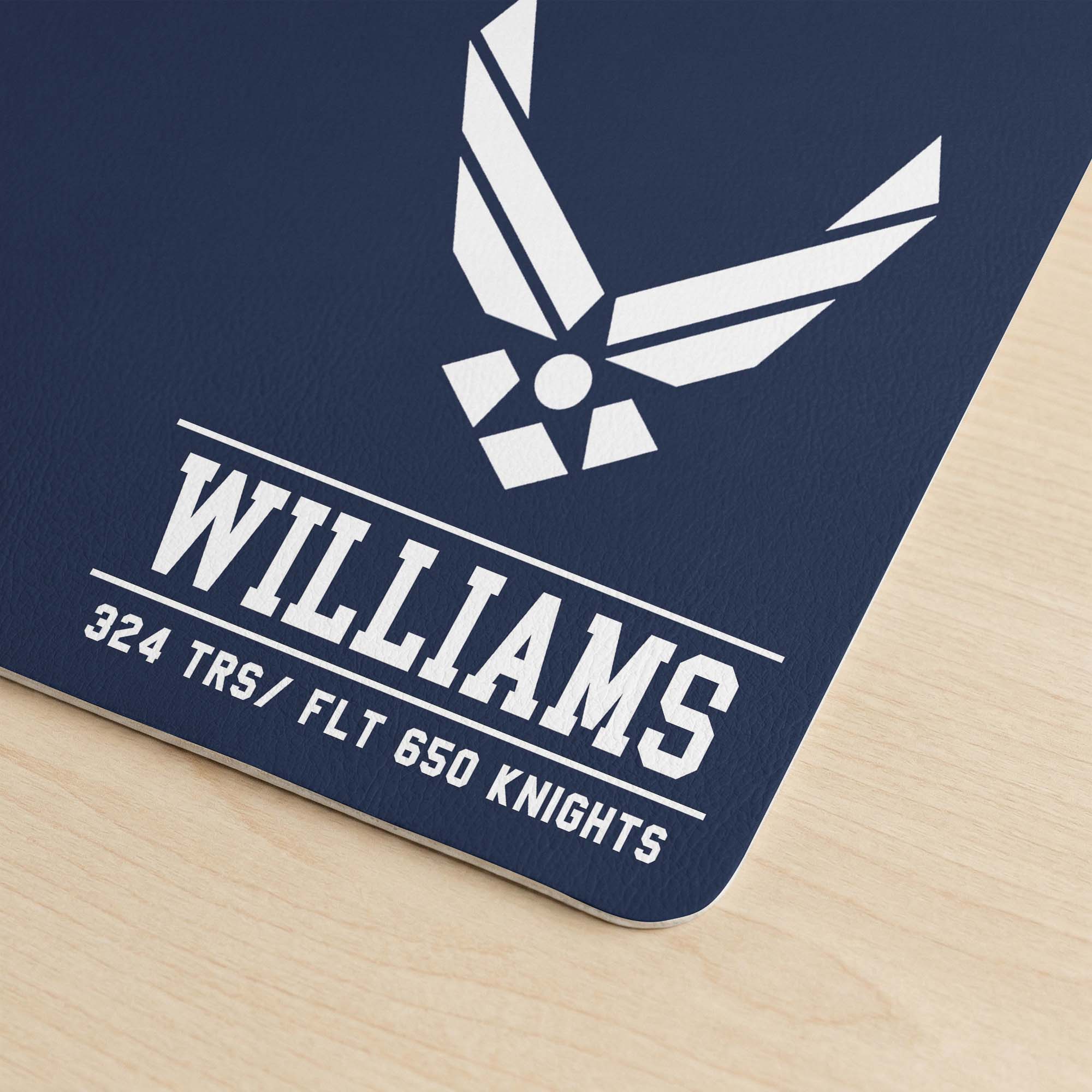 Custom Military Desk Mat Gift For Friend Colleague Family - Personalized Desk Mat - Image 4