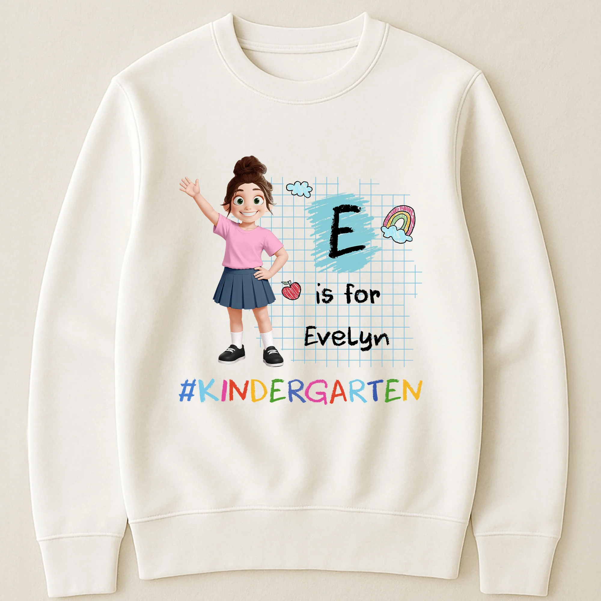 Custom Name Back To School Kid - Personalized Shirt - Image 3