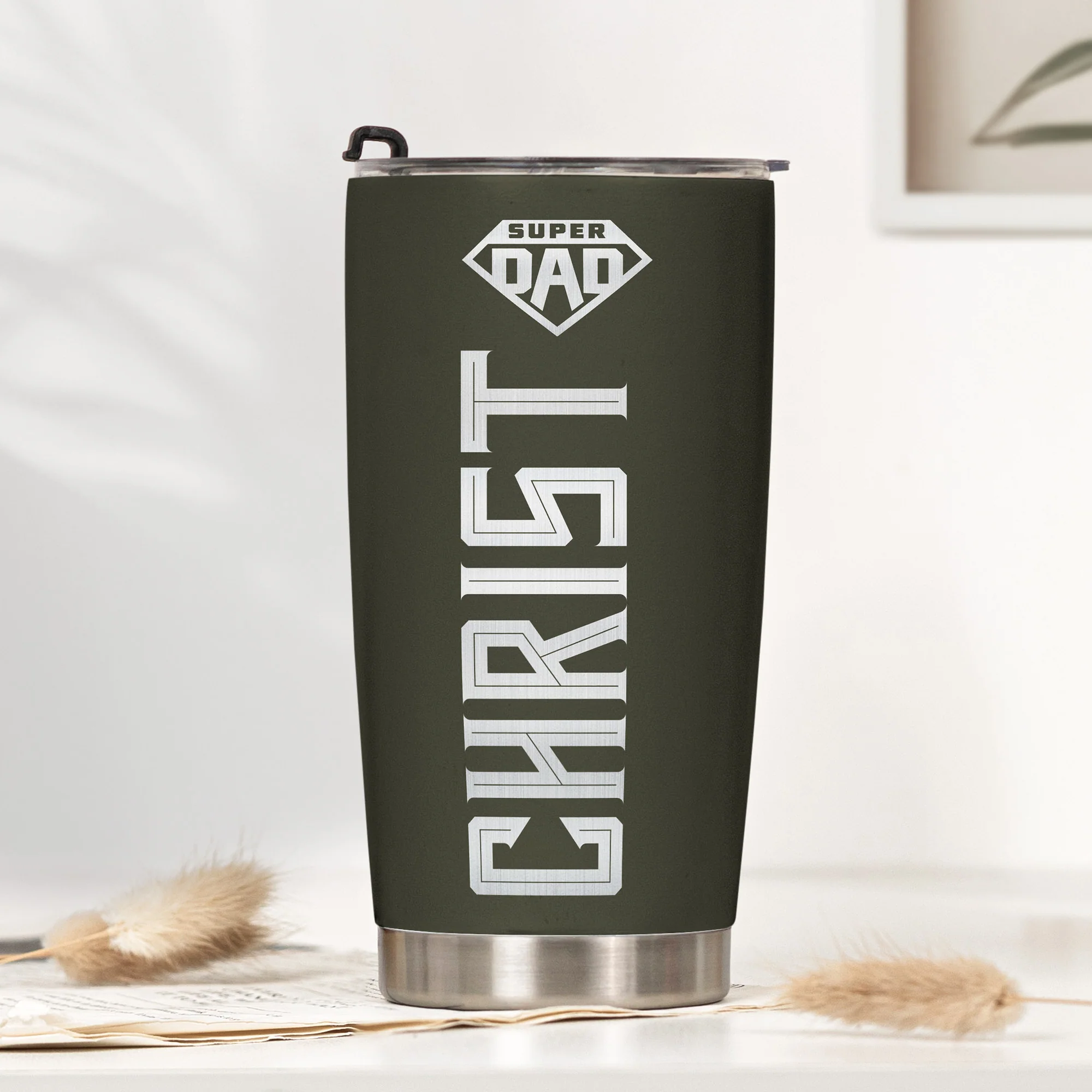 Custom Name & Icon Gift For Husband, Dad, Son - Personalized Tumbler Cup - Image 3