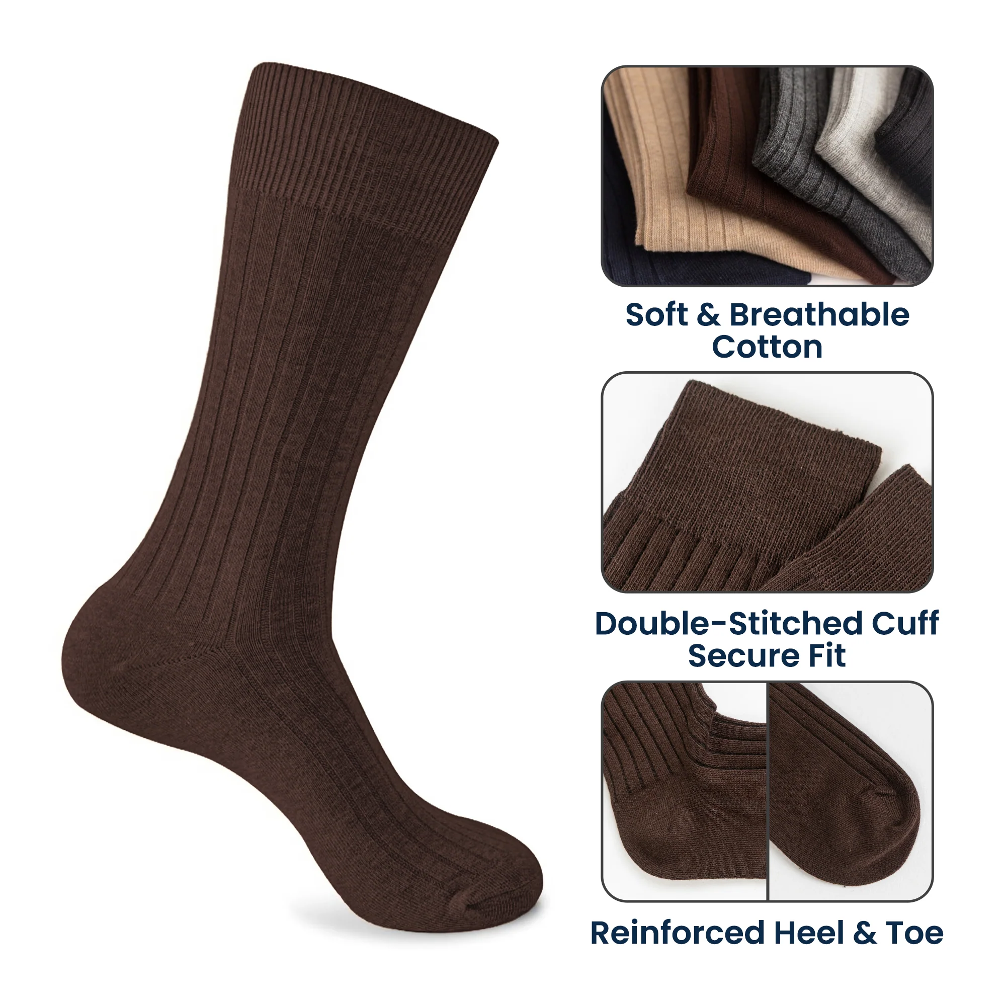 Custom Name Initial Wedding Gift For Groomsman, Best Man, Groom - Personalized Socks - Image 6