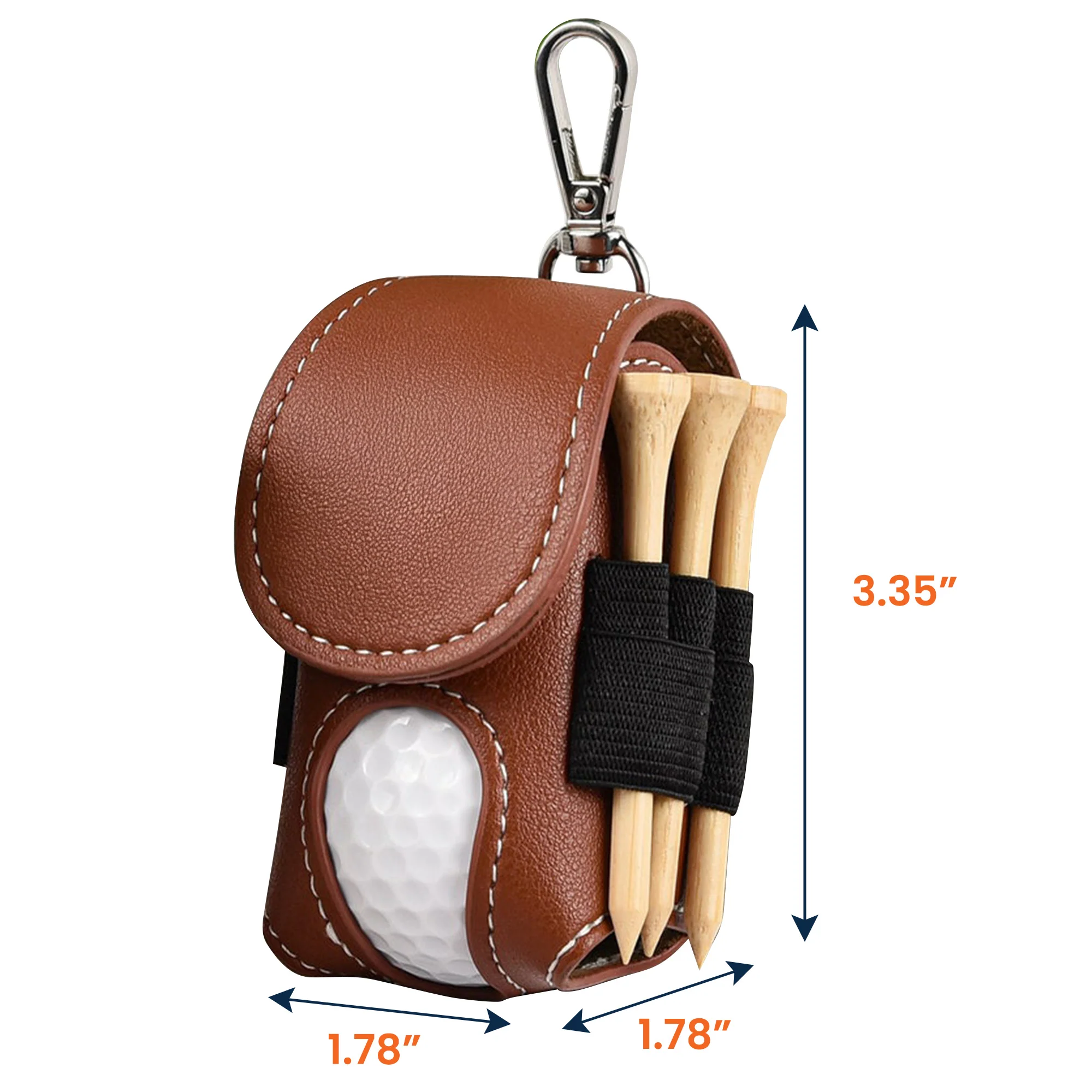 Custom Name, Initials For Him, Golf Lovers, Husband, Dad - Personalized Golf Ball Holder - Image 6
