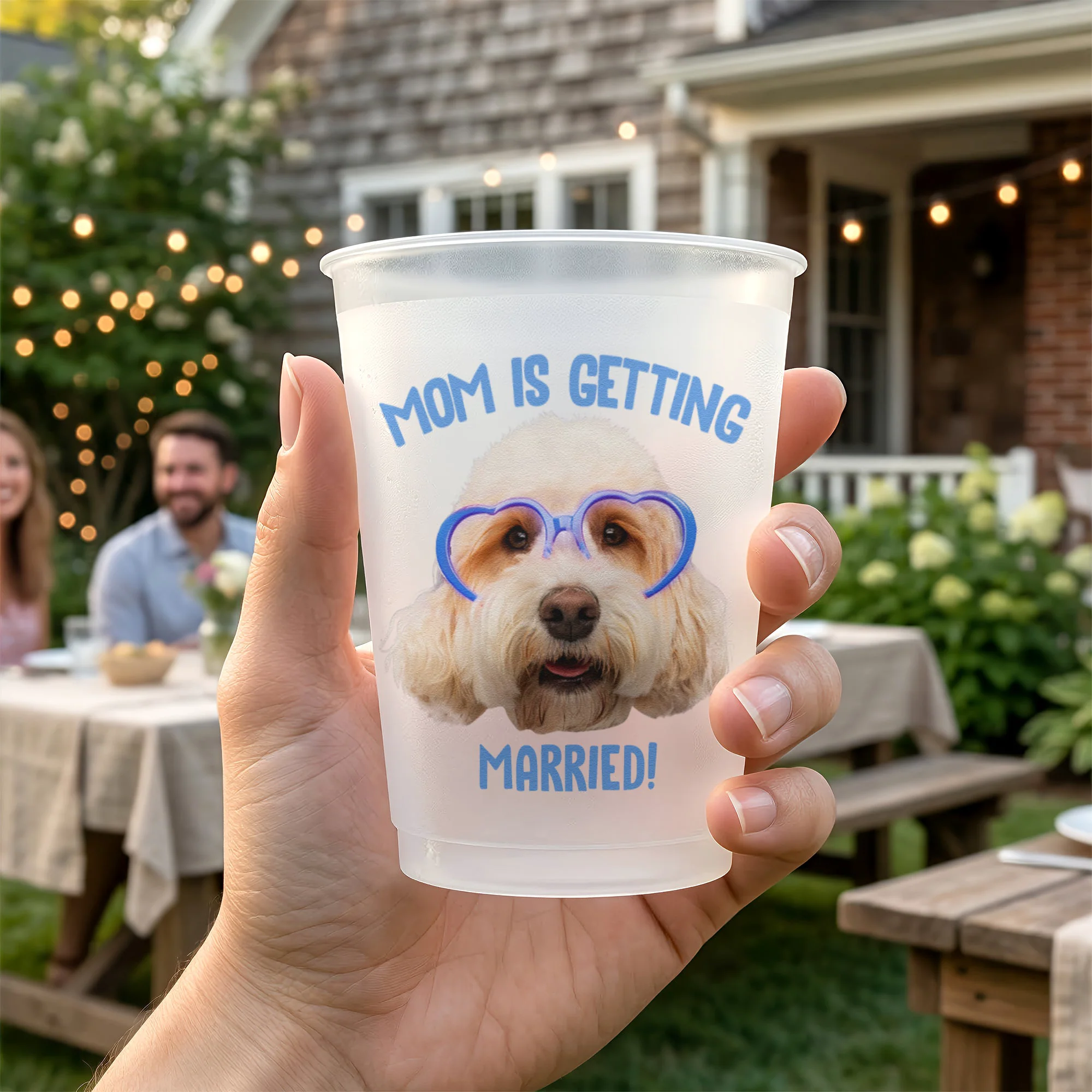 Custom Pet Face Bachelorette Party - Personalized Cups - Image 2