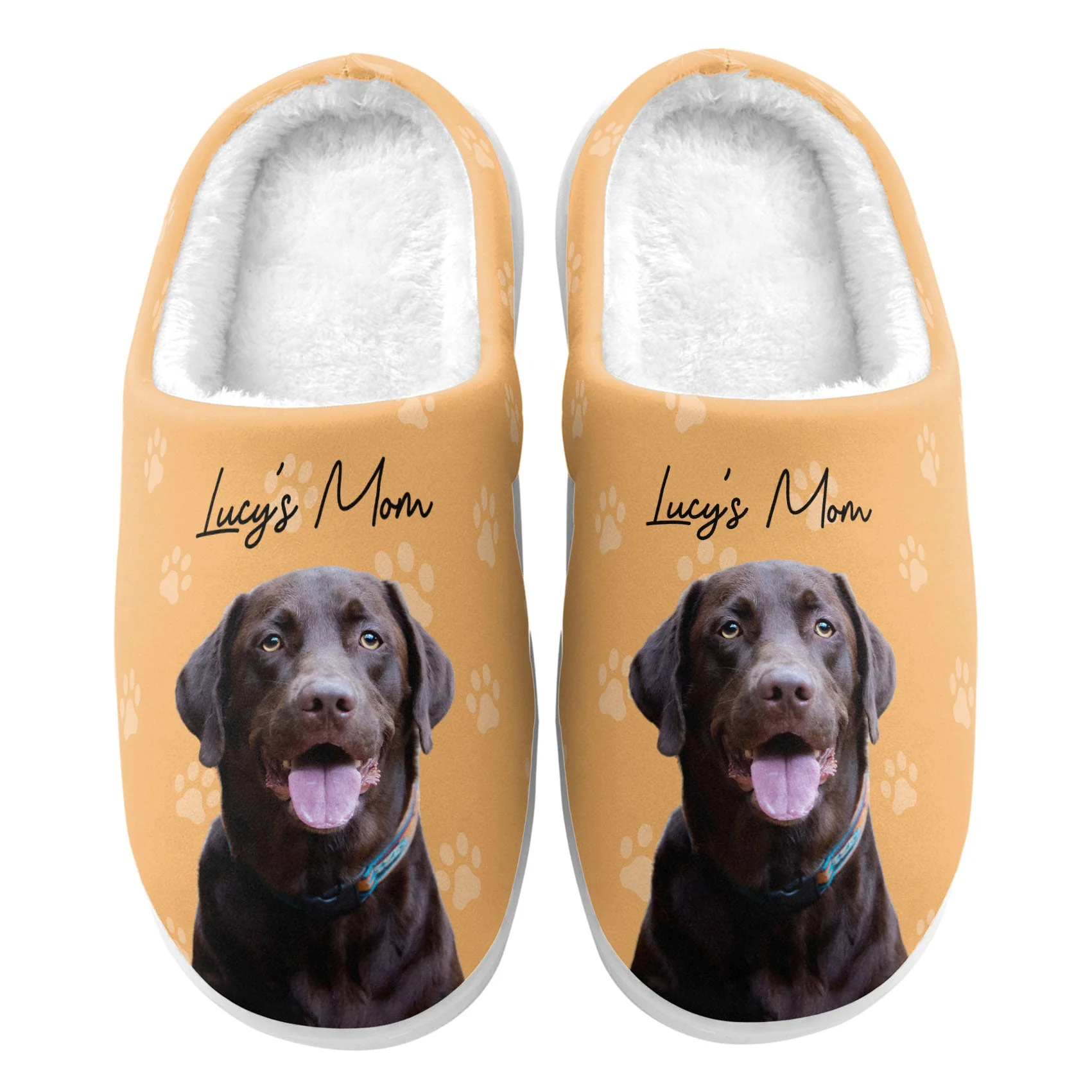 Custom Pet Photo Gift For Dog Lovers - Personalized Photo Slippers - Image 6