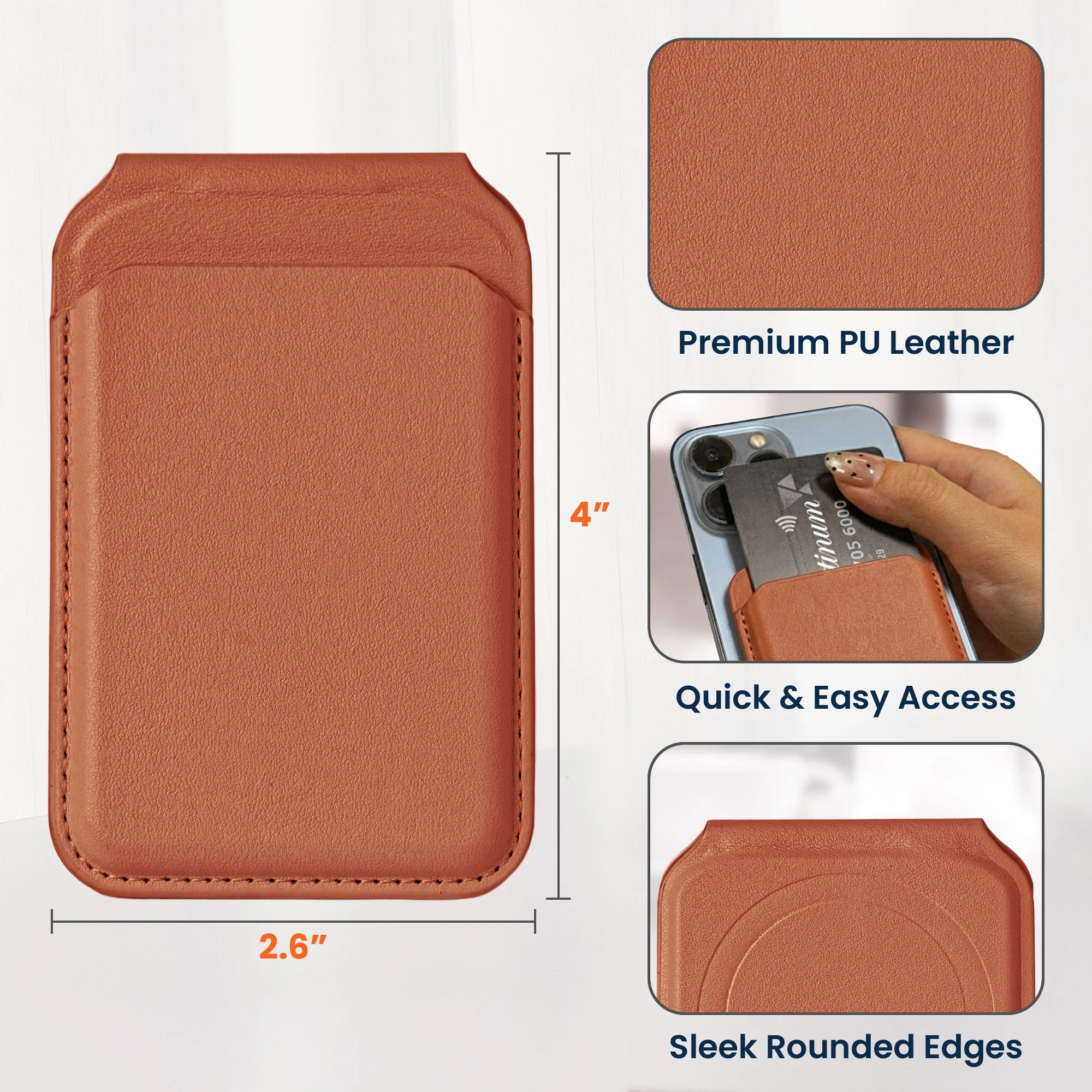 Custom Pet Portrait - Personalized Wallet Compatible With Magsafe - Image 6
