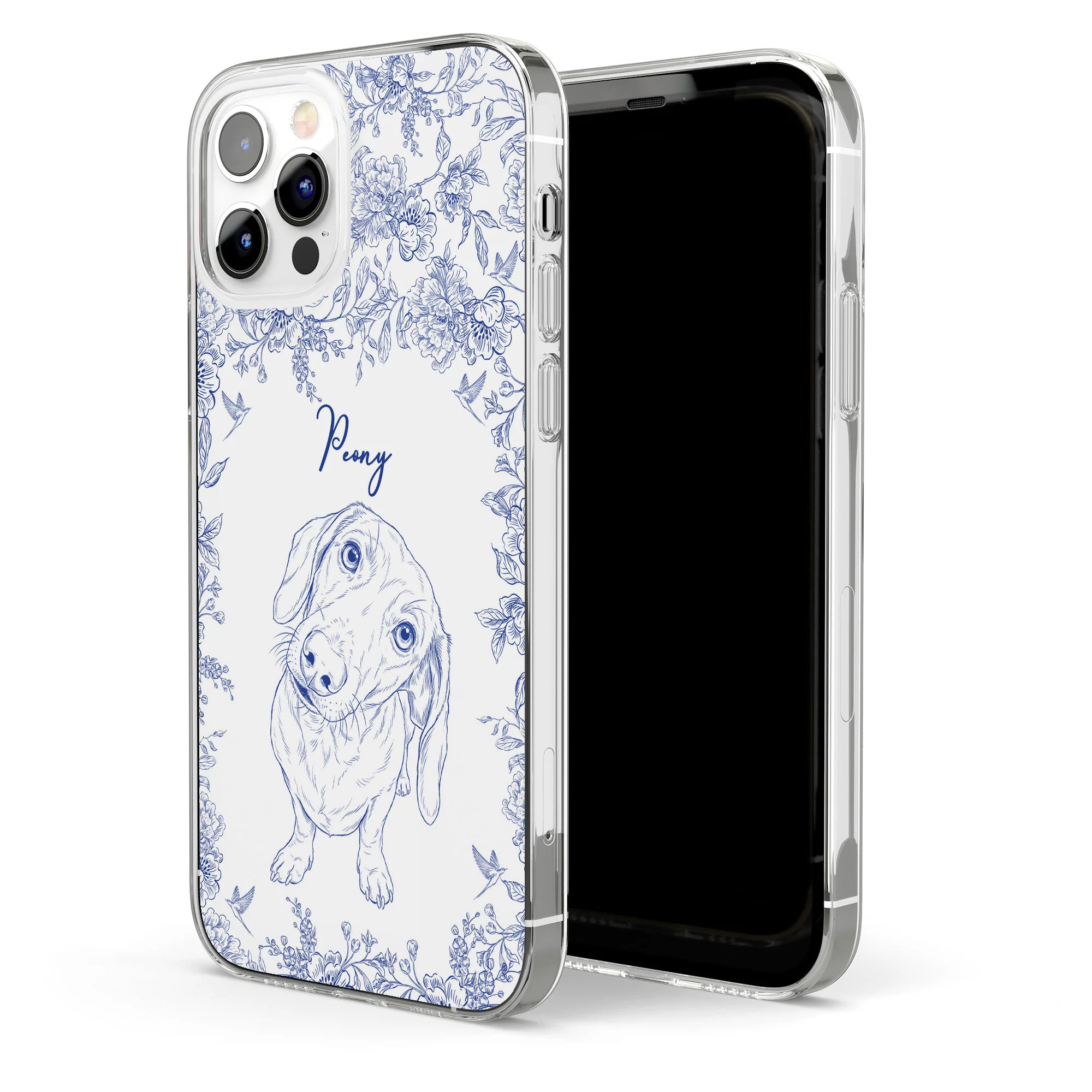 Custom Pet Portrait Phone Case For Dog Lover, Cat Lover - Personalized Phone Case - Image 6