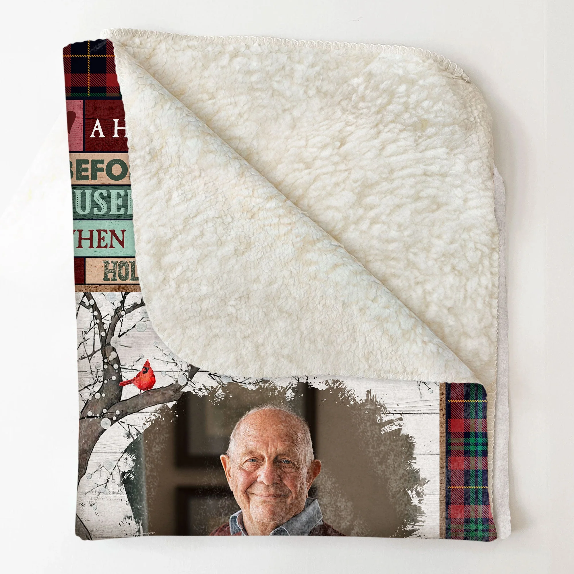 Custom Photo A Hug From Heaven - Personalized Memory Photo Blanket - Image 6