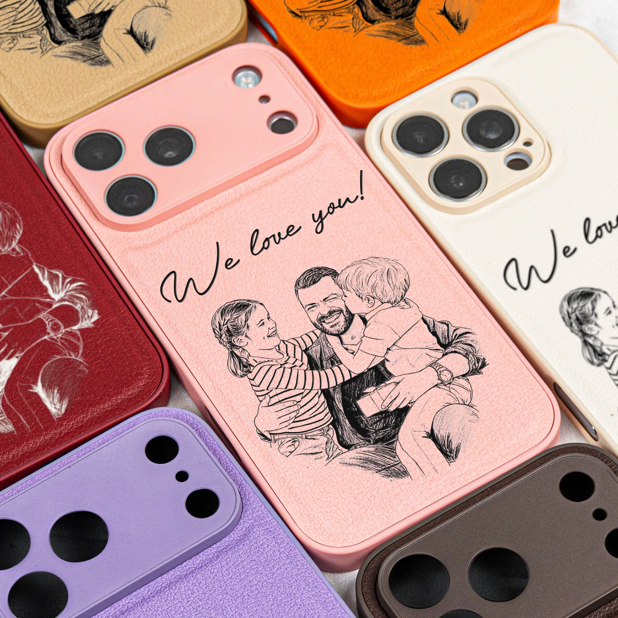 Custom Photo Father's Day Gift For Husband, Daddy, Grandpa - Personalized Phone Case - Image 5