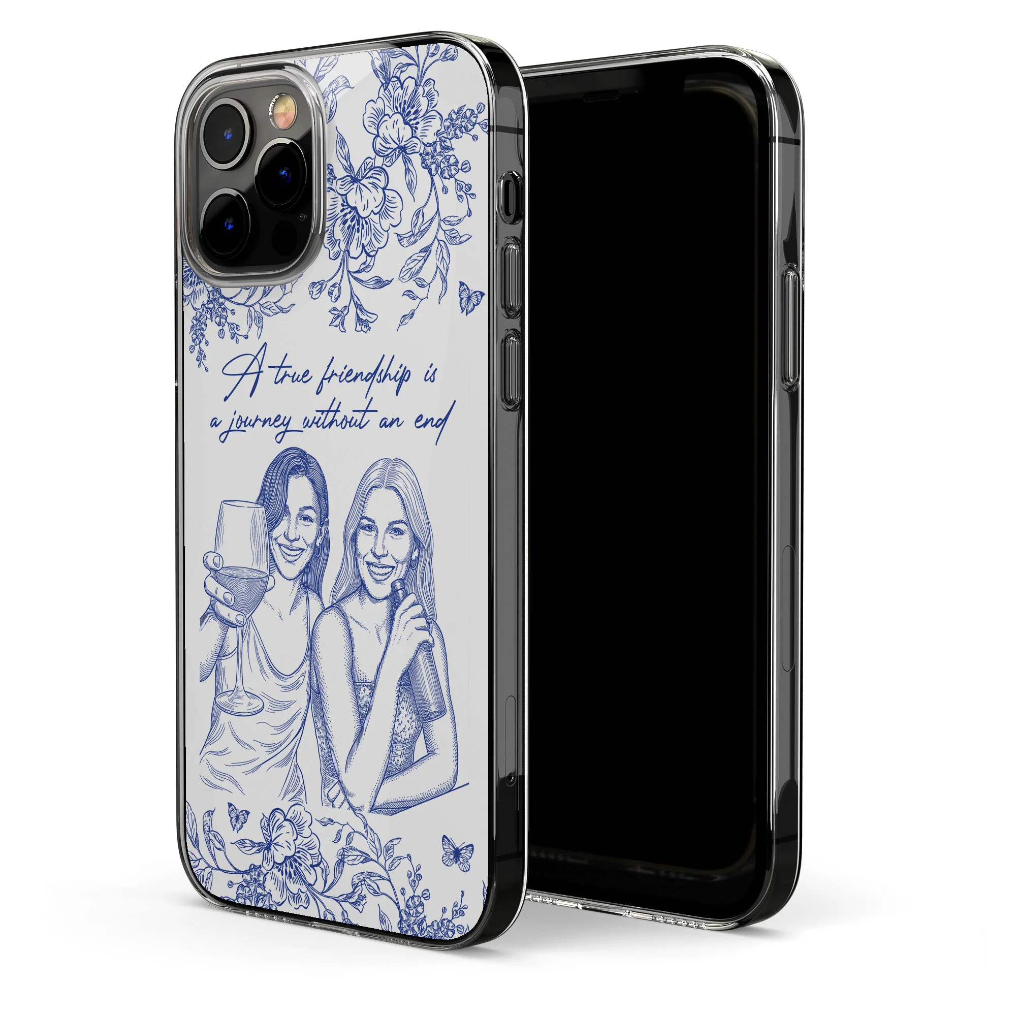 Custom Photo Gift For Friends, Soul Sisters - Personalized Phone Case - Image 4