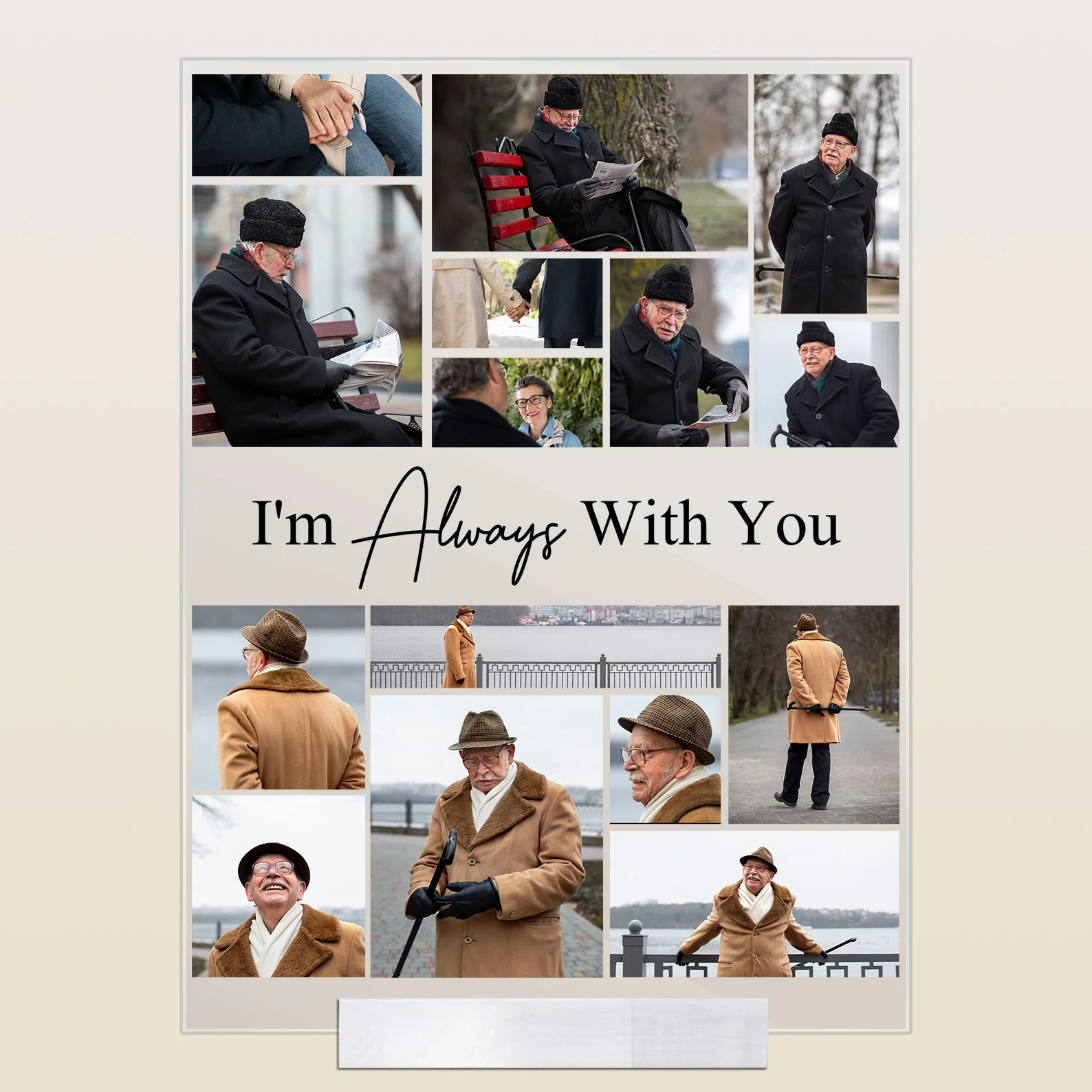 Custom Photo I'm Always With You - Personalized Acrylic Photo Plaque - Image 6