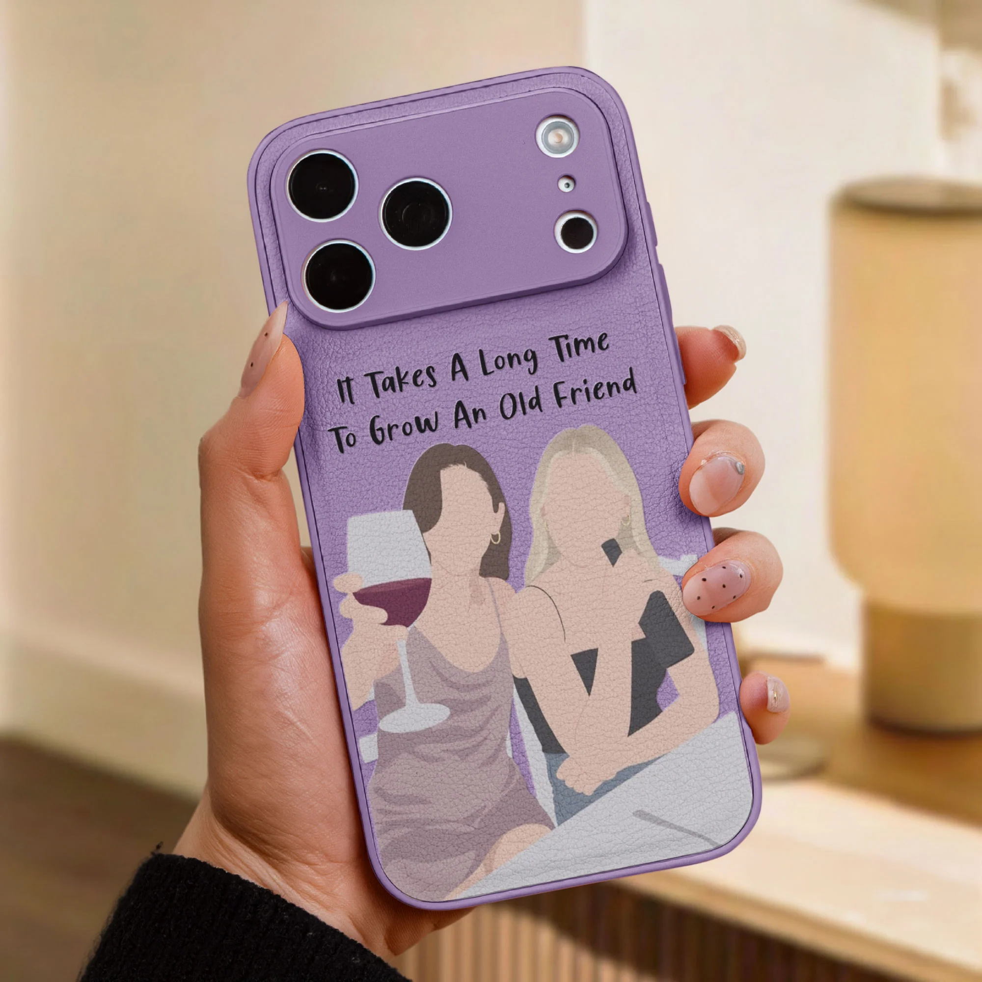 Custom Photo Into Faceless Art - For Friends, Besties, Sisters - Personalized Phone Case - Image 2