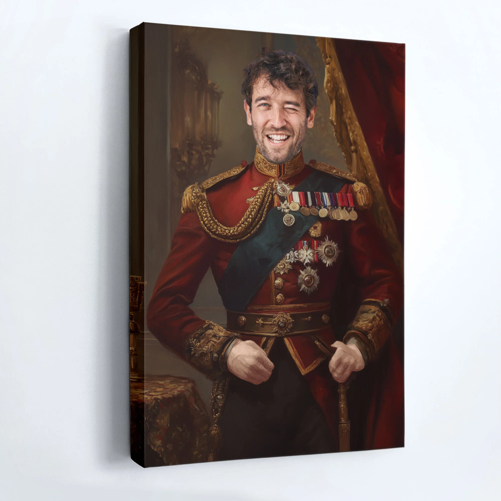Custom Photo Royal Painting Style For Dad, Grandpa - Personalized Poster/Canvas - Image 7