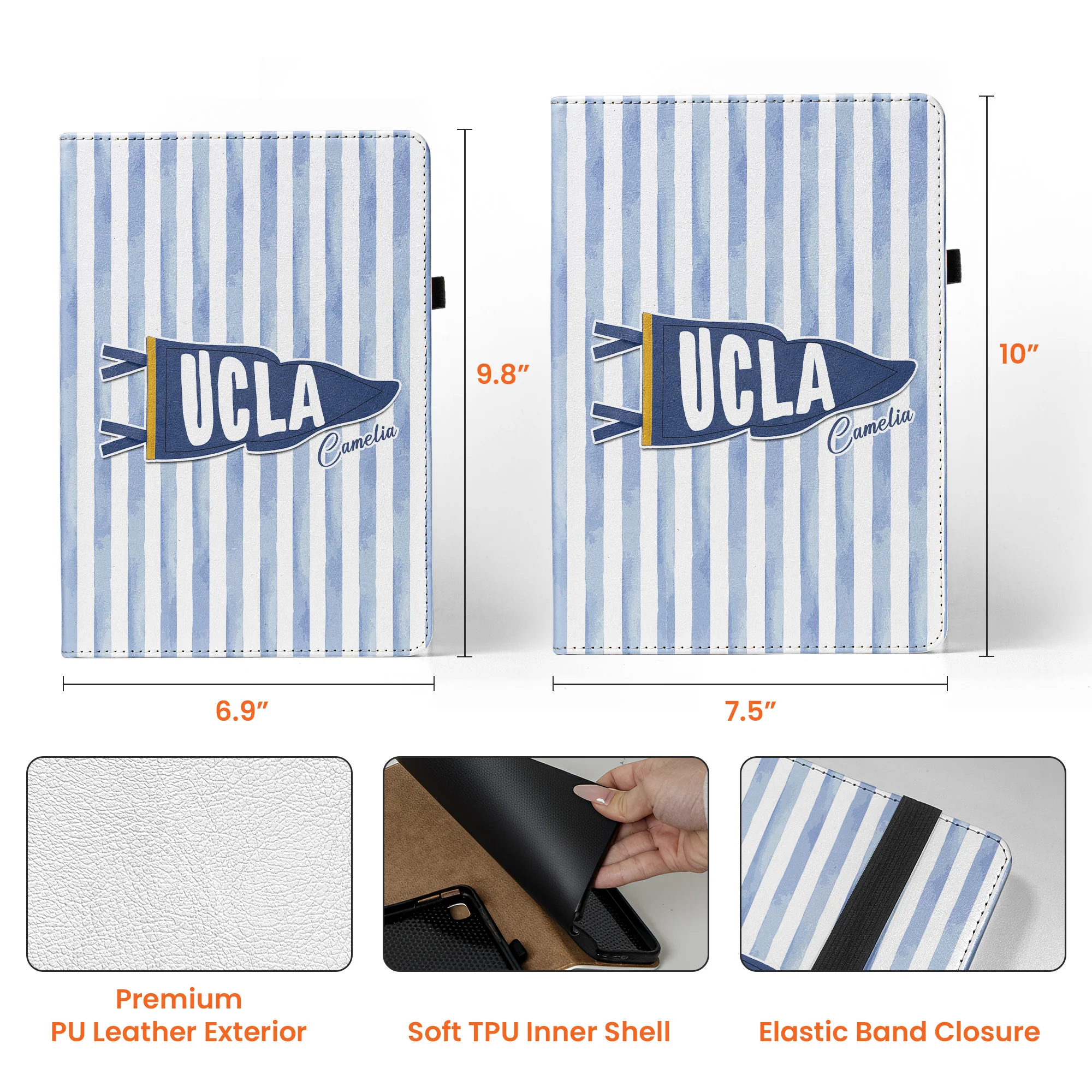 Custom School Pennant Flag - Personalized Ipad Case - Image 6