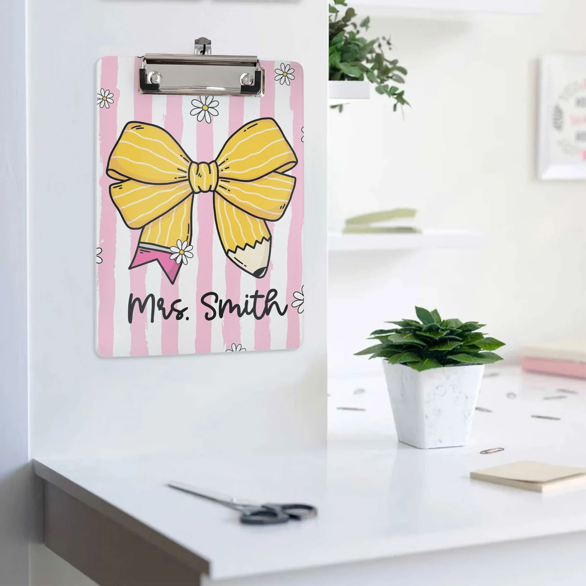 Custom Teacher Name Appreciation End Of Year Gift - Personalized Clipboard - Image 5
