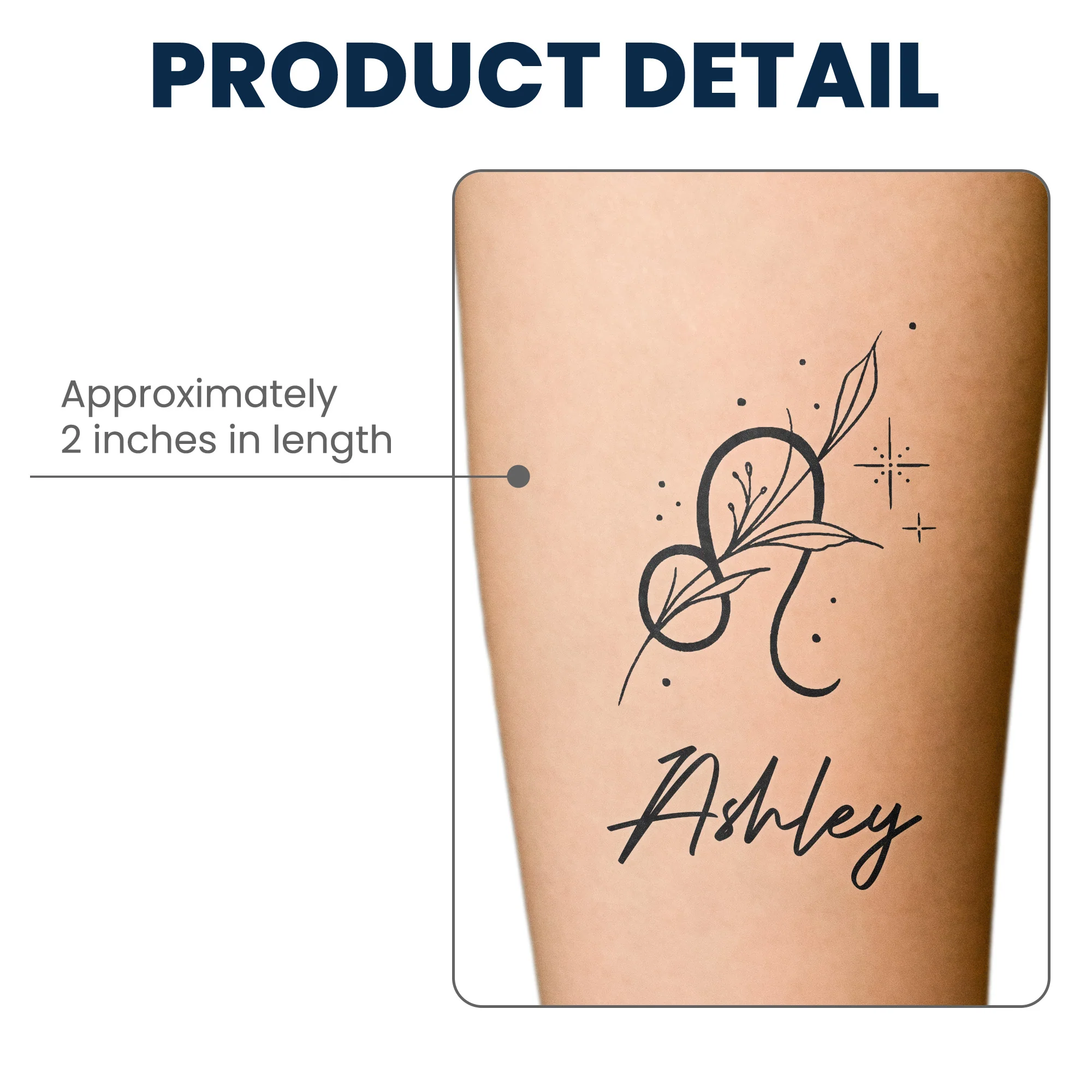 Custom Zodiac Sign Tattoo - Personalized Tattoo - Image 5