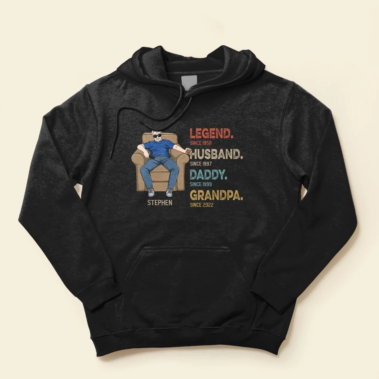 Dad Grandpa Legend Husband - Personalized Shirt - Image 4
