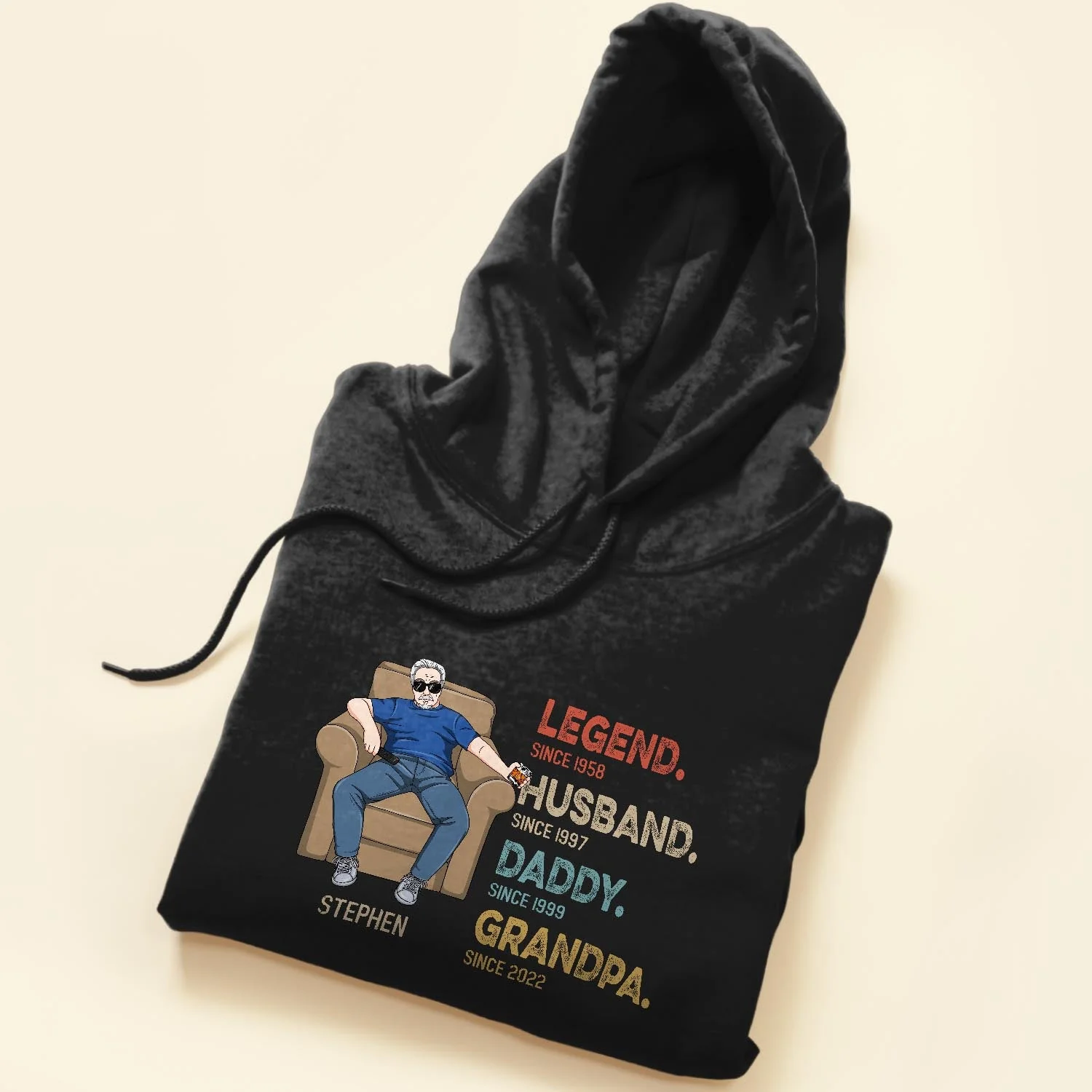Dad Grandpa Legend Husband - Personalized Shirt - Image 5