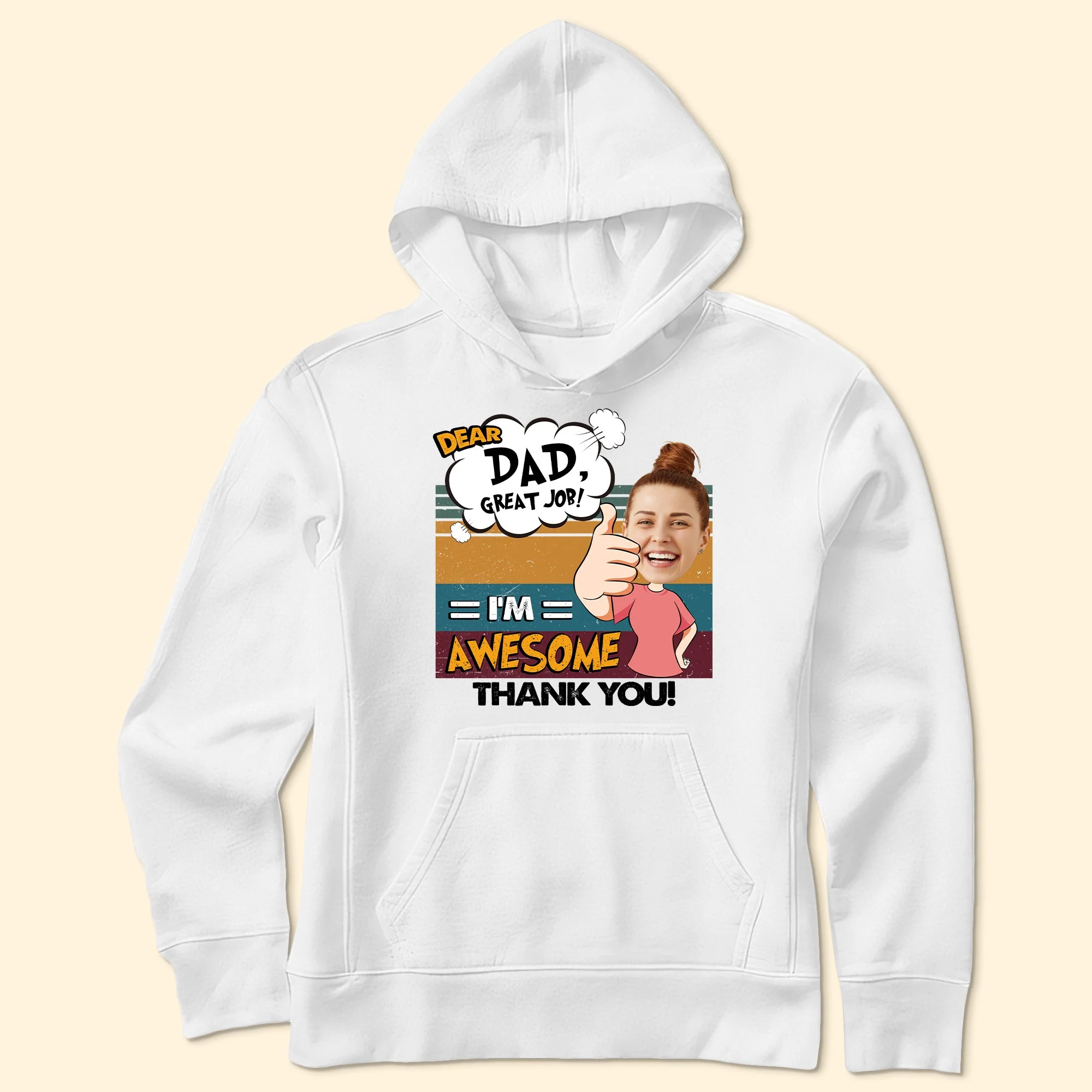 Dad, Great Job! - Personalized Photo Shirt - Image 6