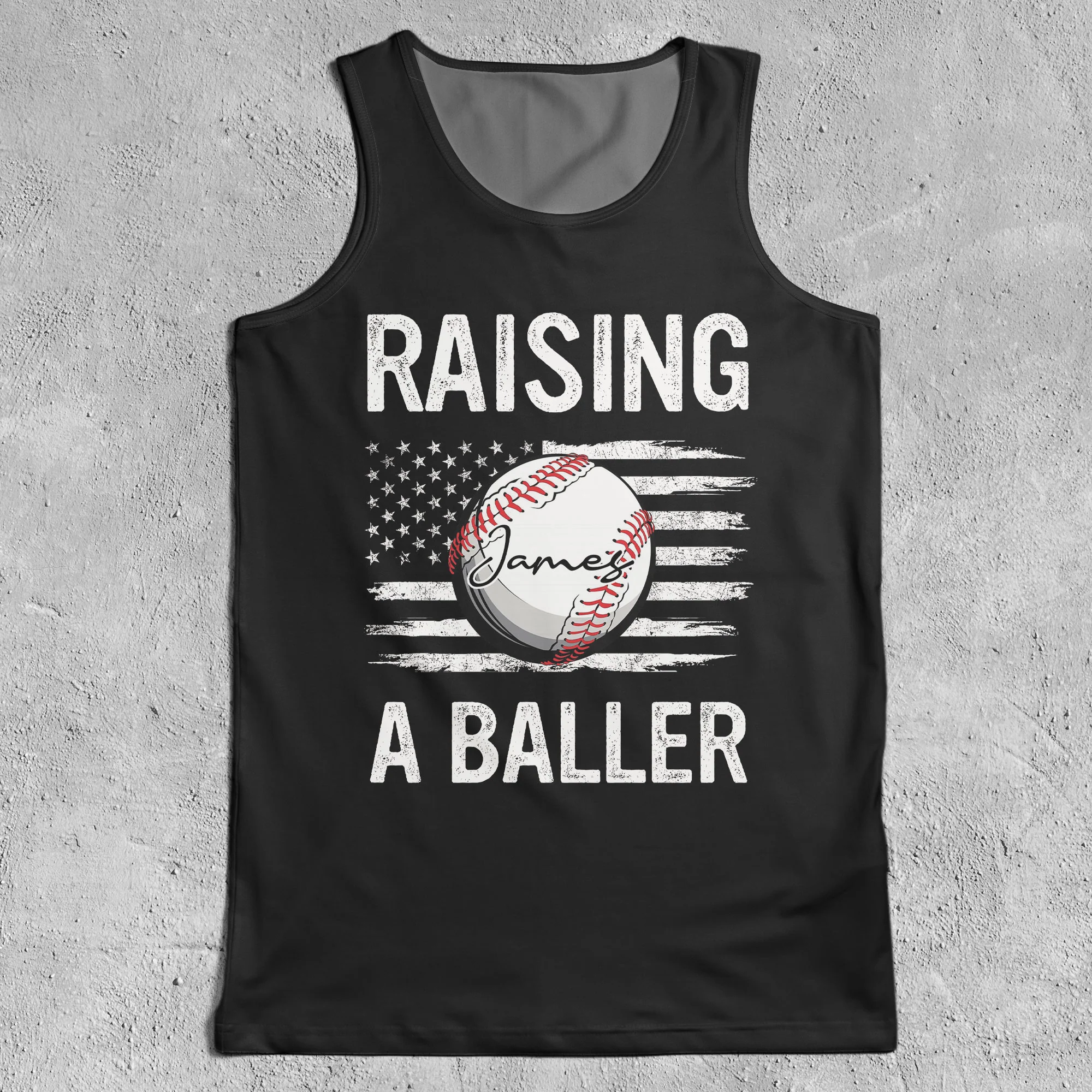 Dad Of Ballers Custom Sports - Custom Tank Top For Men
