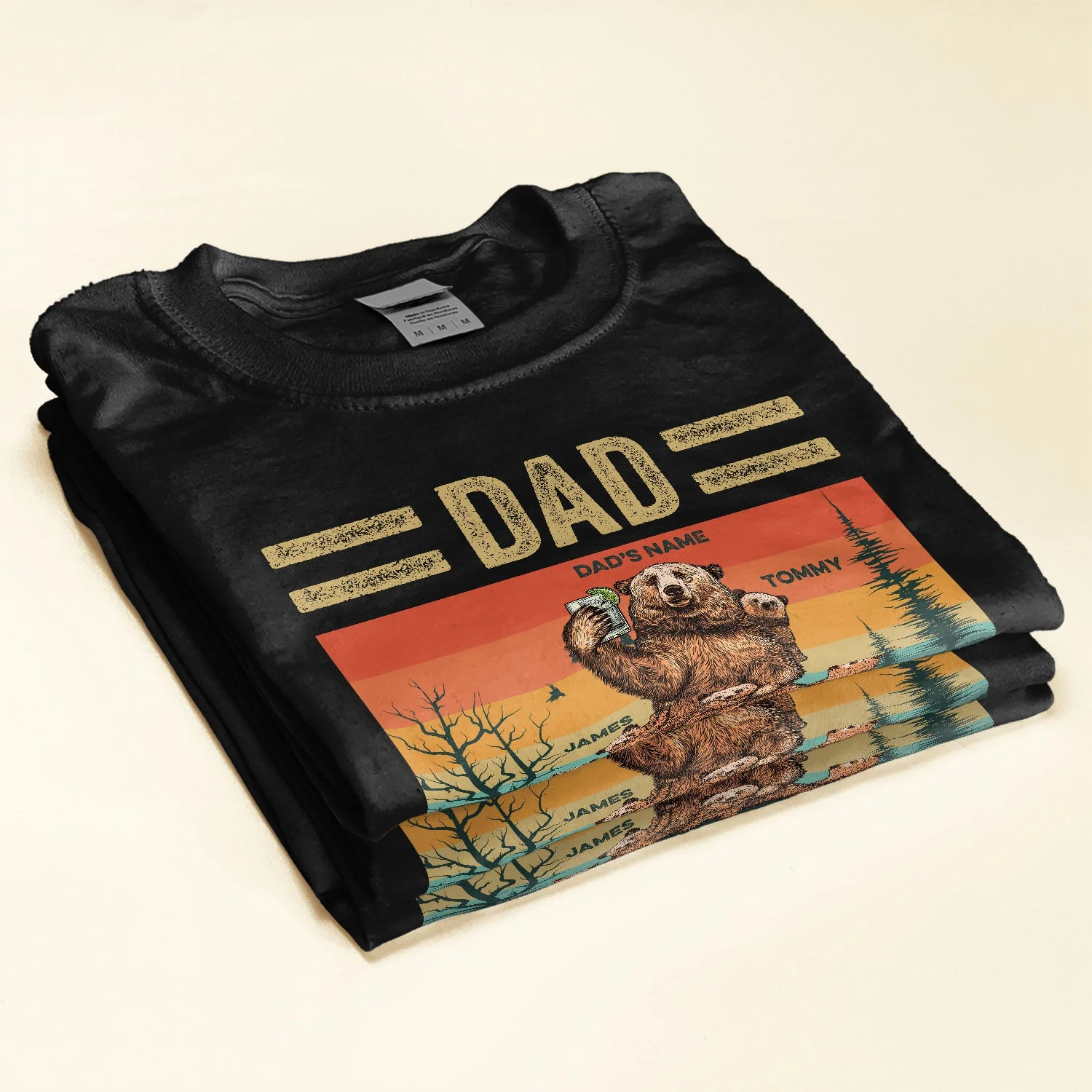 Dad Of The Wild Ones - Personalized Shirt - Father's Day, Birthday Gift For Father, Dad, Dada, Daddy - Image 2