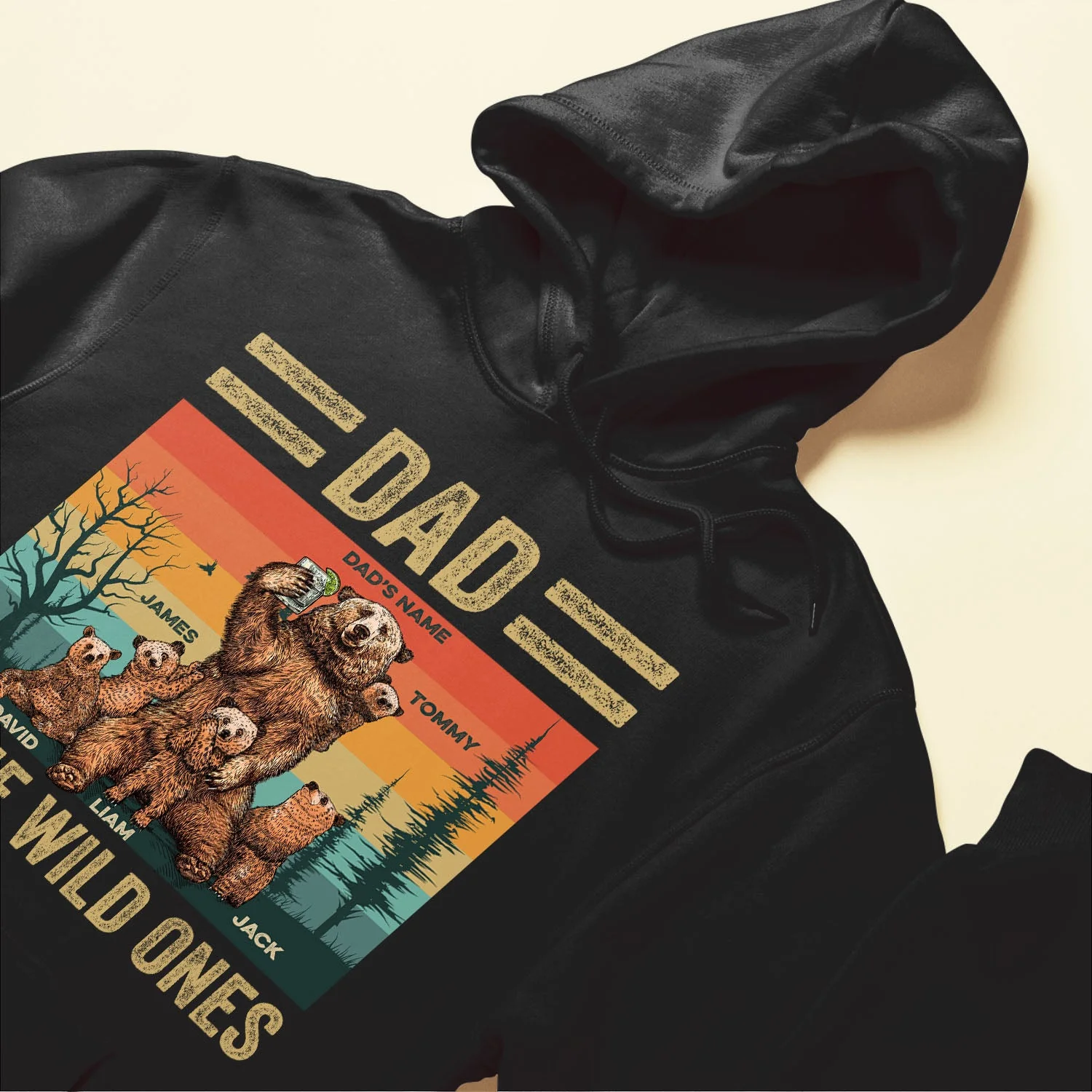 Dad Of The Wild Ones - Personalized Shirt - Father's Day, Birthday Gift For Father, Dad, Dada, Daddy - Image 5