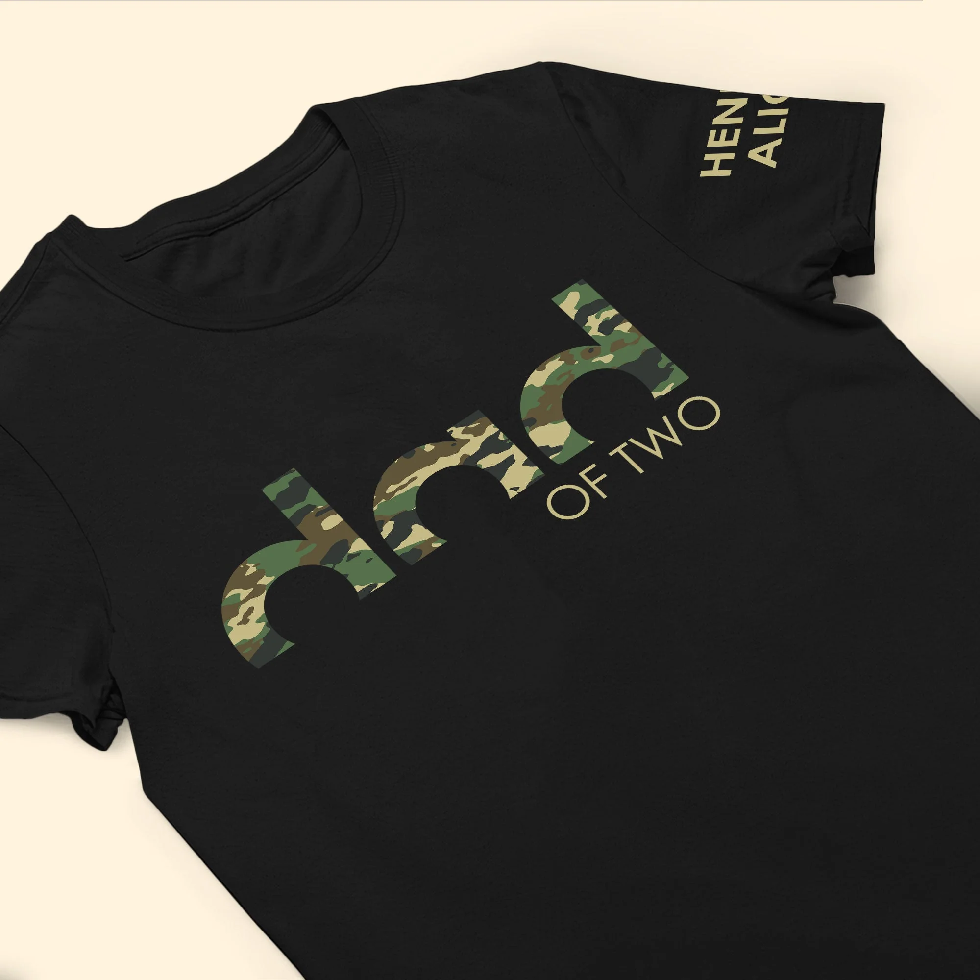 Dad Of Two - Personalized Shirt - Image 7