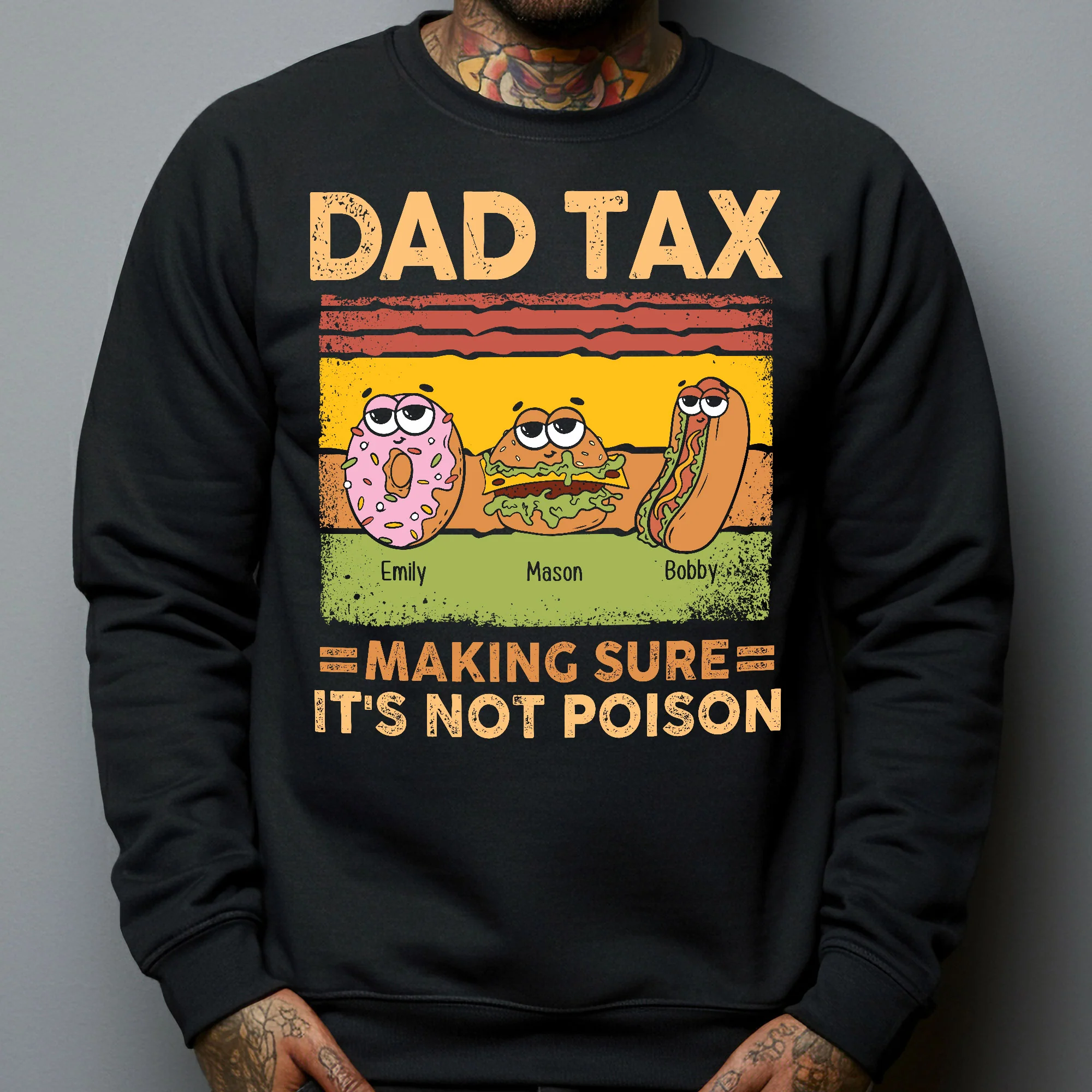 Dad Tax Making Sure It's Not Poison - Personalized Shirt - Gift For Dad - Image 4