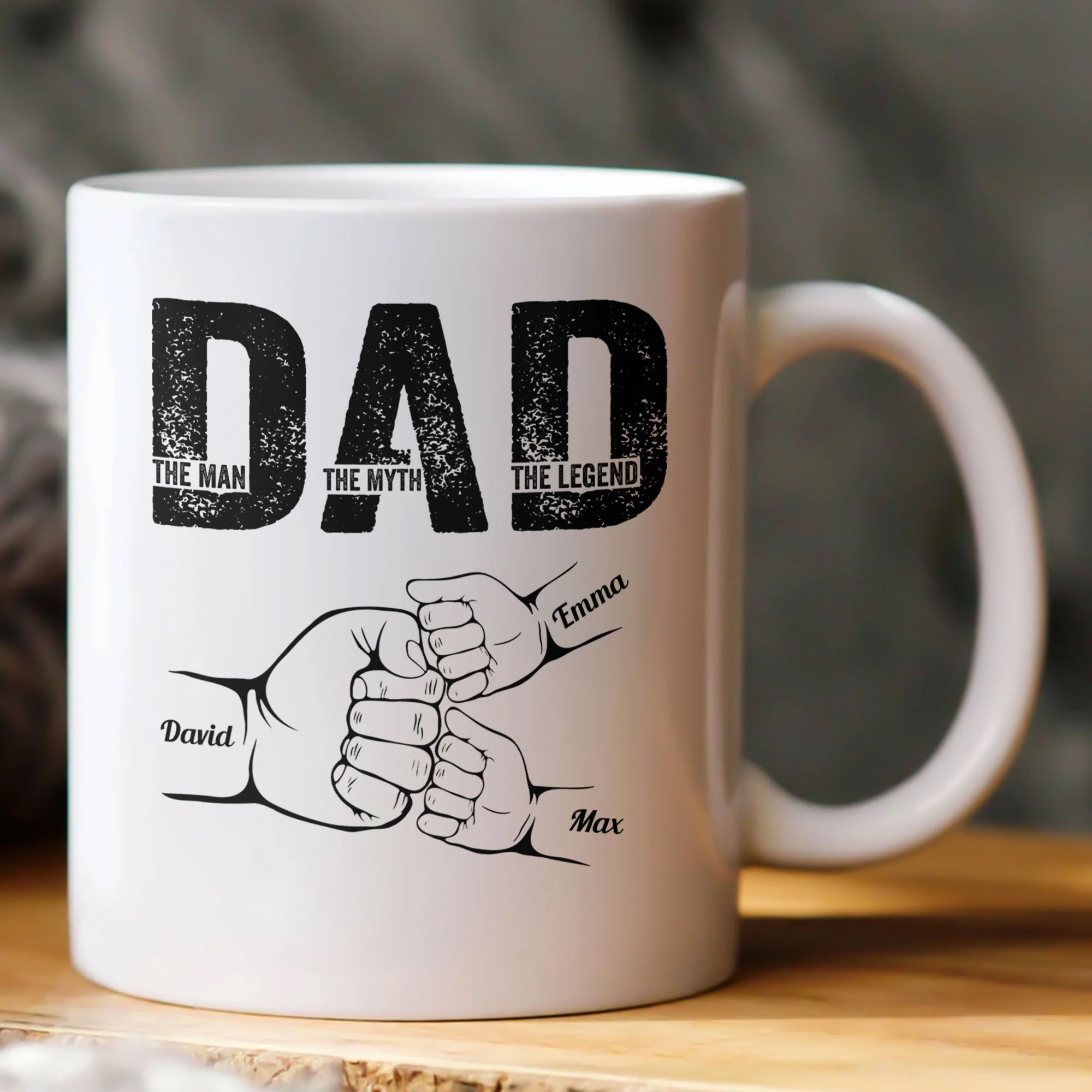 Dad The Man The Myth The Legend - Custom Father's Day Gift Set - Image 4