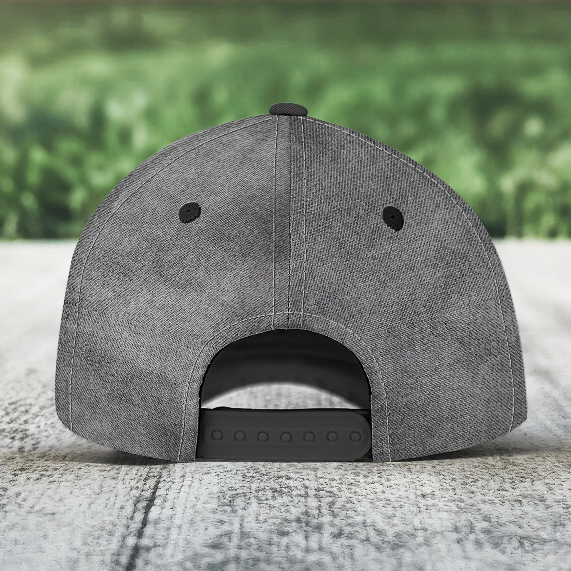 Dad The Man The Myth The Legend First Bump - Personalized Classic Cap - Image 4