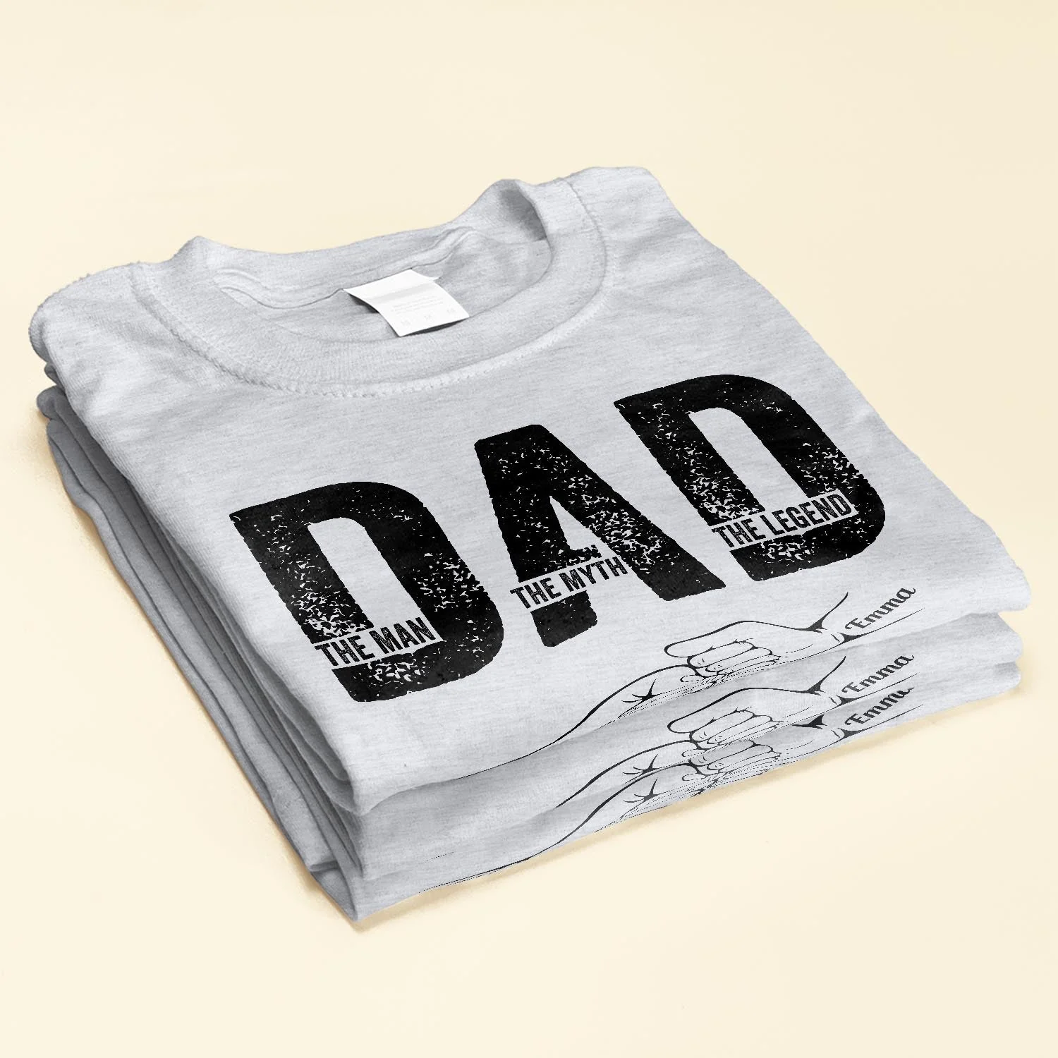 Dad The Man The Myth The Legend - Personalized Shirt Father's Day - Image 2