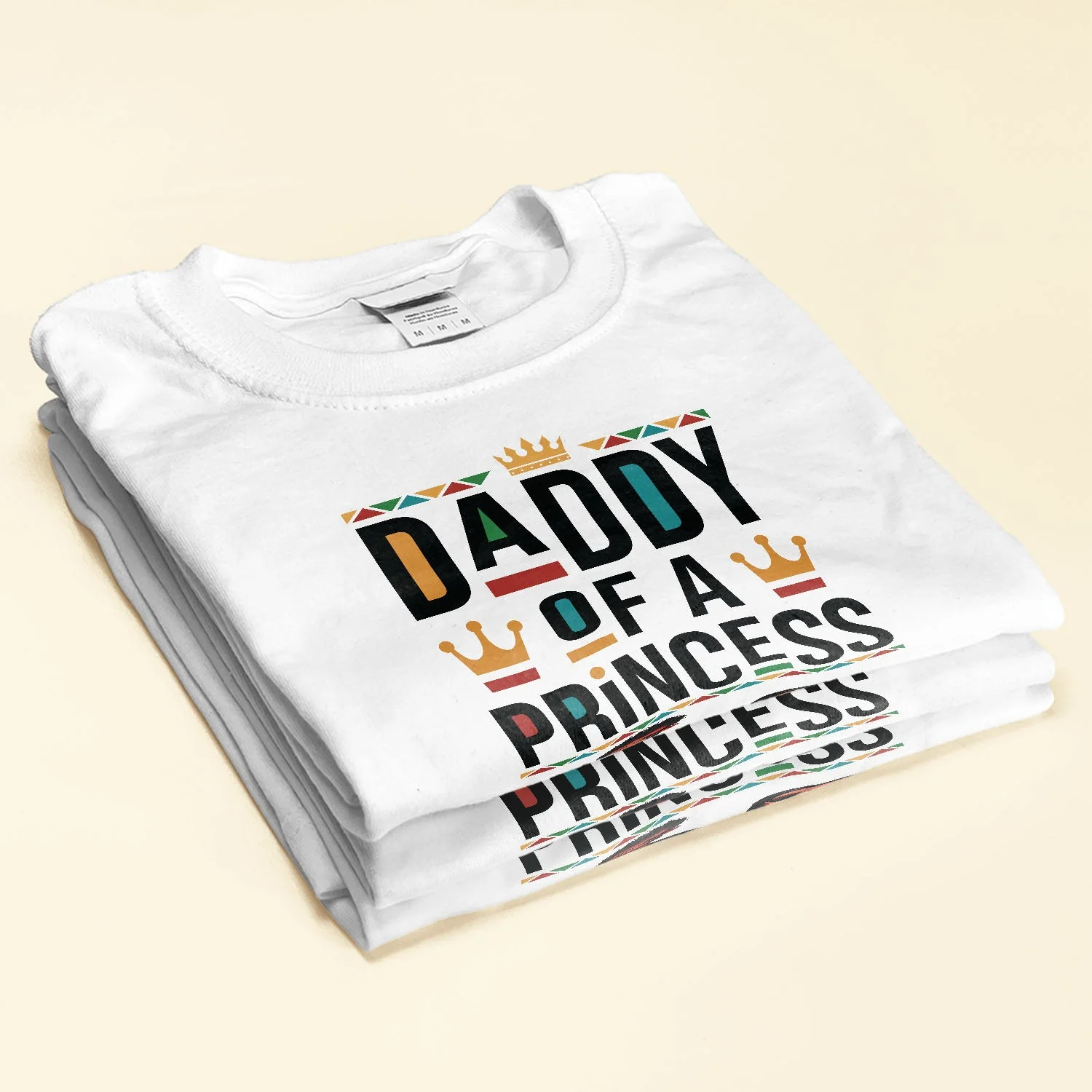 Daddy Of A Princess Daughter Of A King - Personalized Matching Family Shirts - Image 2