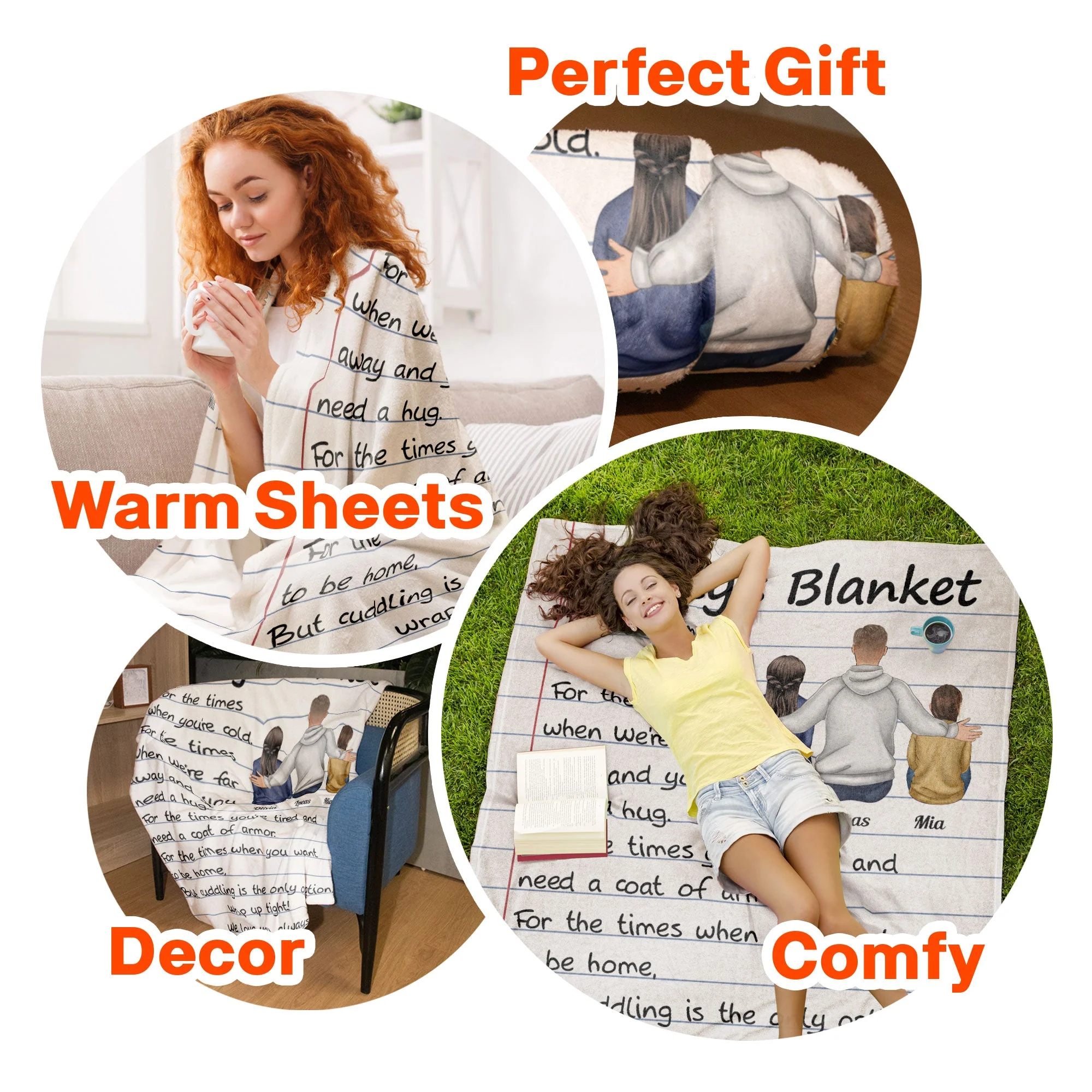 Daddy's Blanket - Personalized Dad Blanket - Image 7