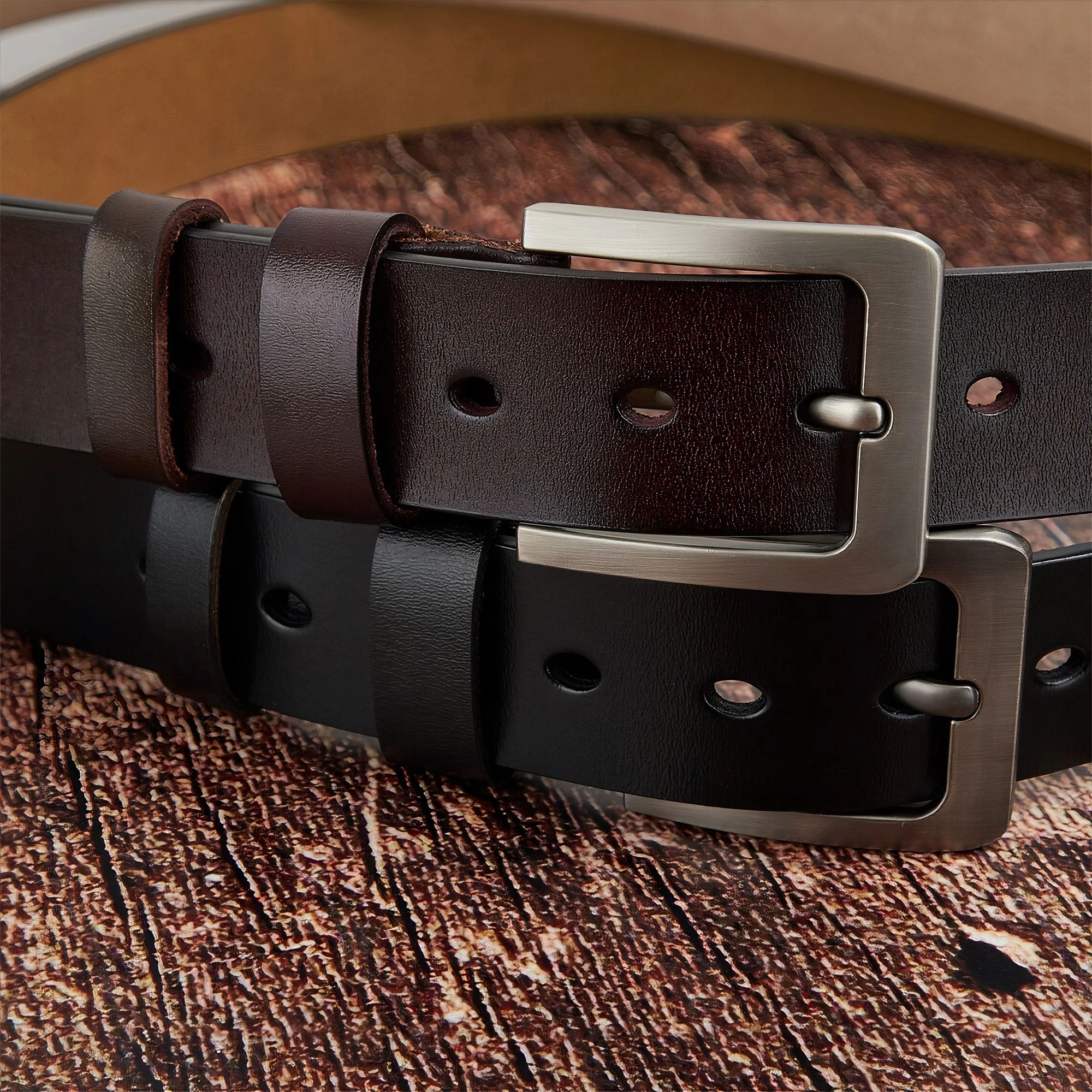 Dads Are Hard To Buy Gifts For Fun Dad Gift - Personalized Engraved Leather Belt - Image 3