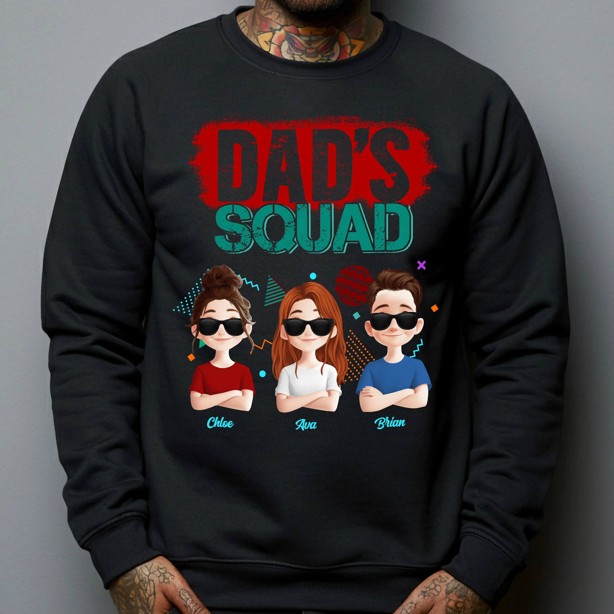 Dad's Squad - Personalized Shirt - Image 4
