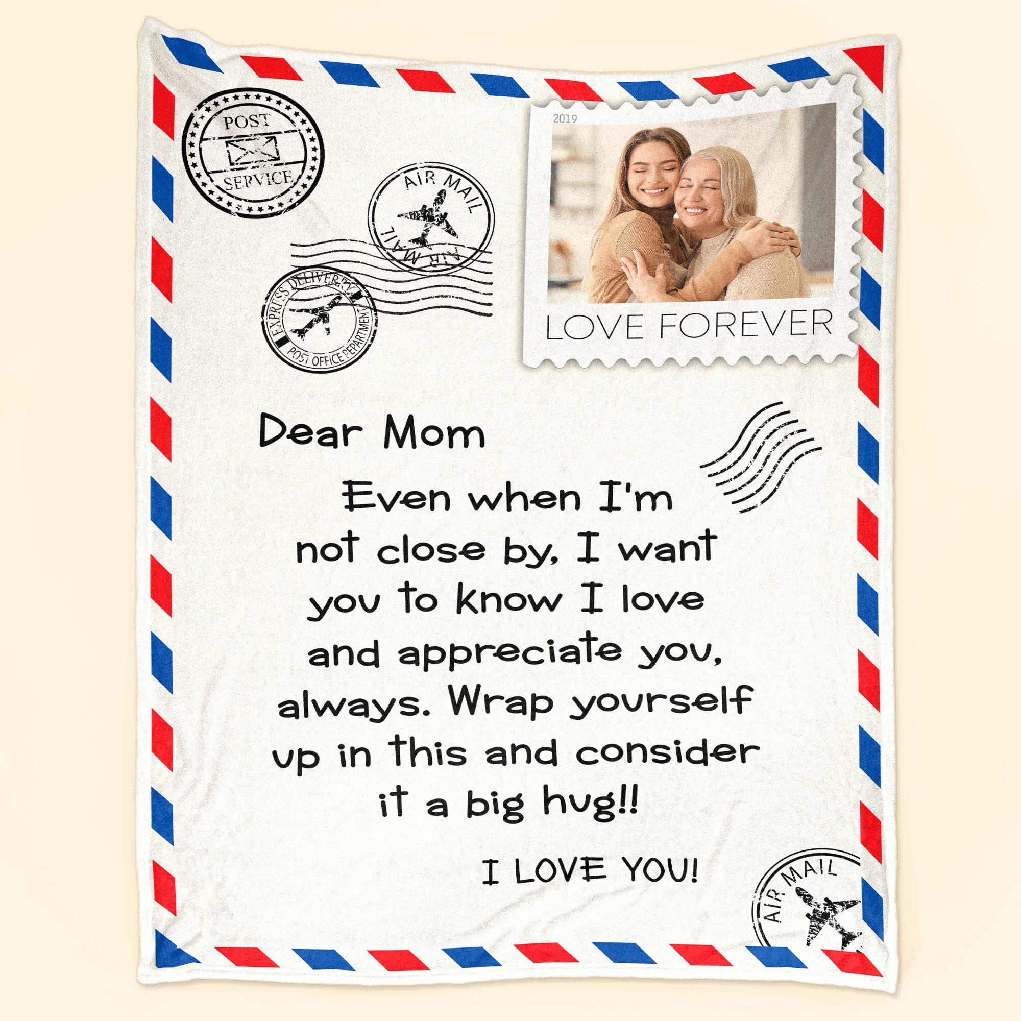 Dear Grandma I Love You Love Letter - Personalized Photo Blanket - Image 7