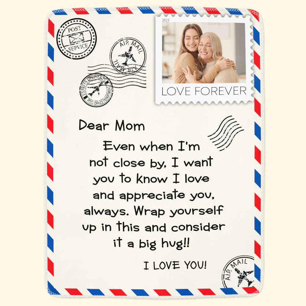 Dear Grandma I Love You Love Letter - Personalized Photo Blanket - Image 8