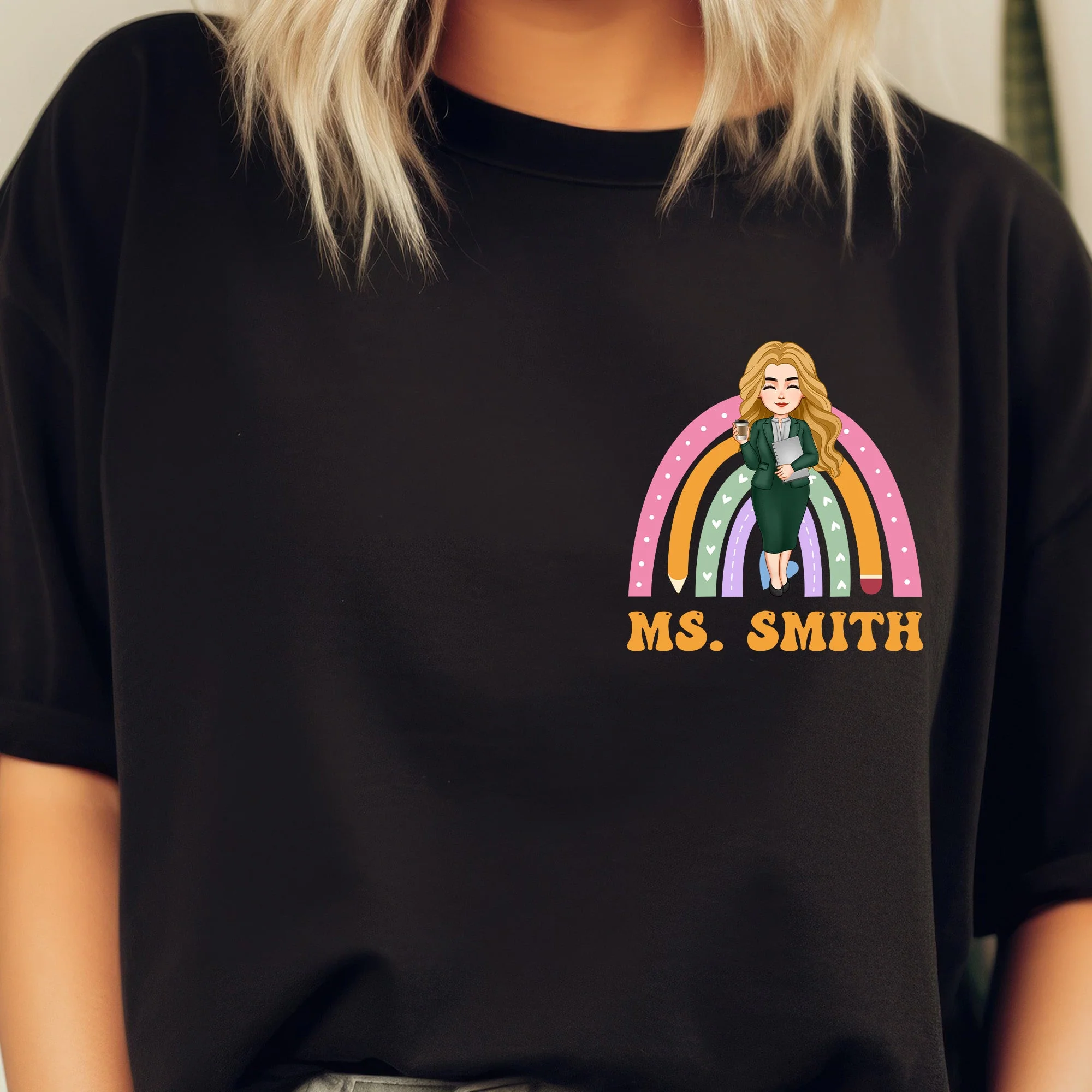 Dear Tiny Humans Behind Me - Personalized Shirt - Image 4