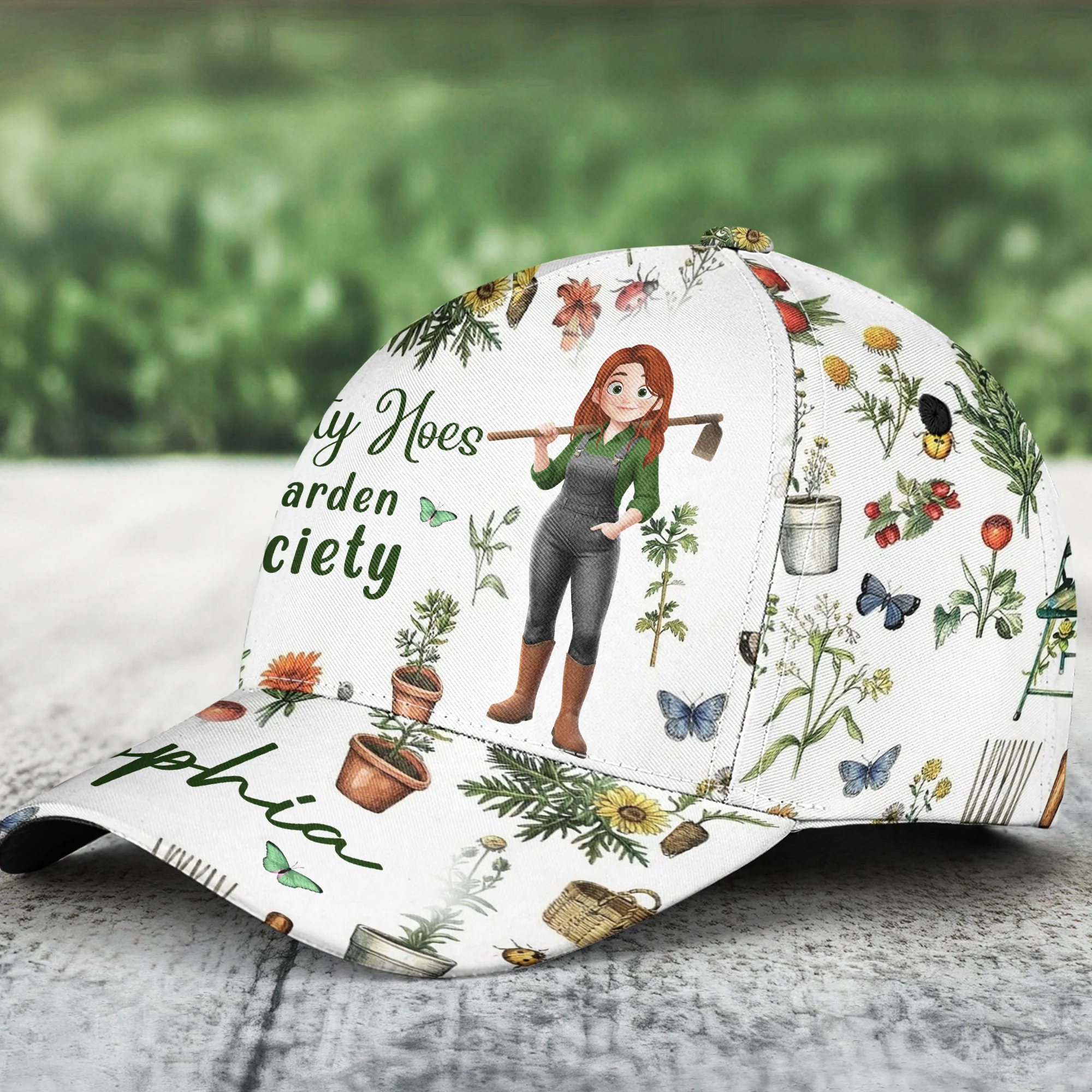 Dirty Hoes Garden Society - Personalized Classic Cap - Image 2