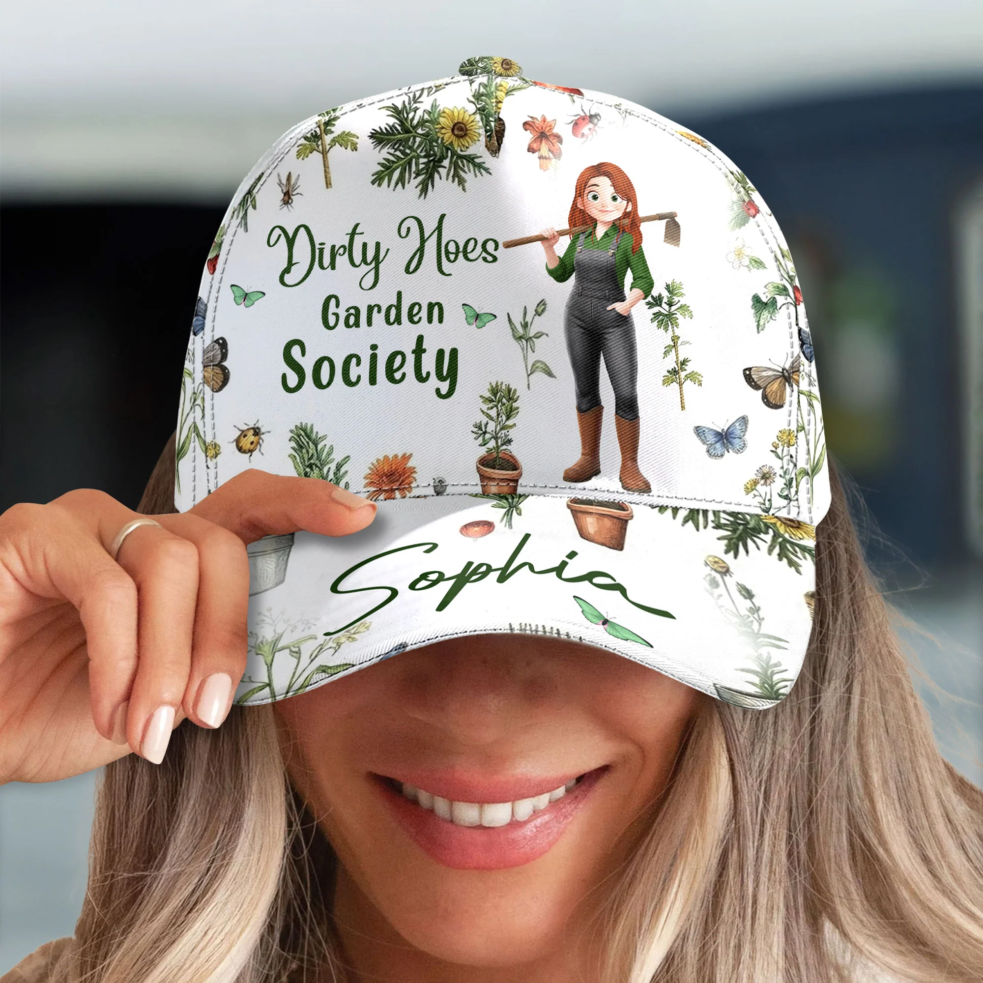 Dirty Hoes Garden Society - Personalized Classic Cap - Image 4