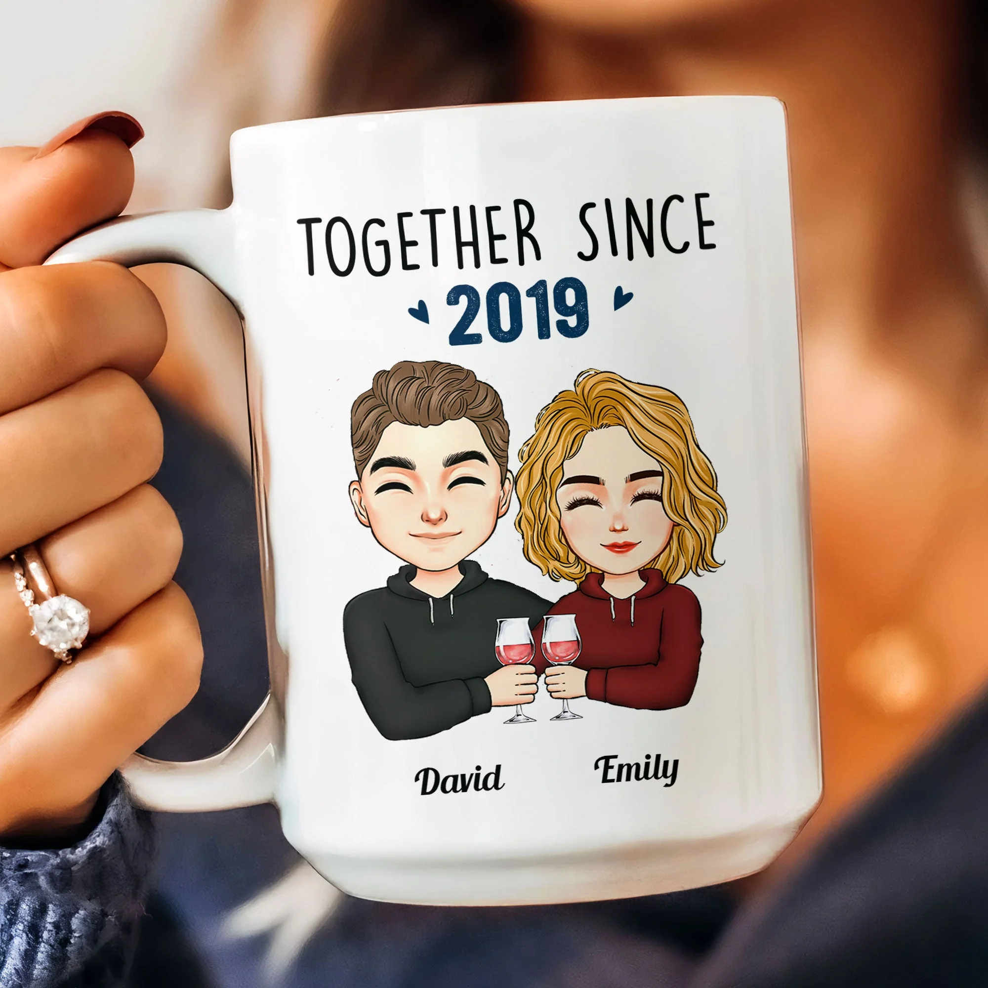 Distance Means So Little - Personalized Mug - Image 9