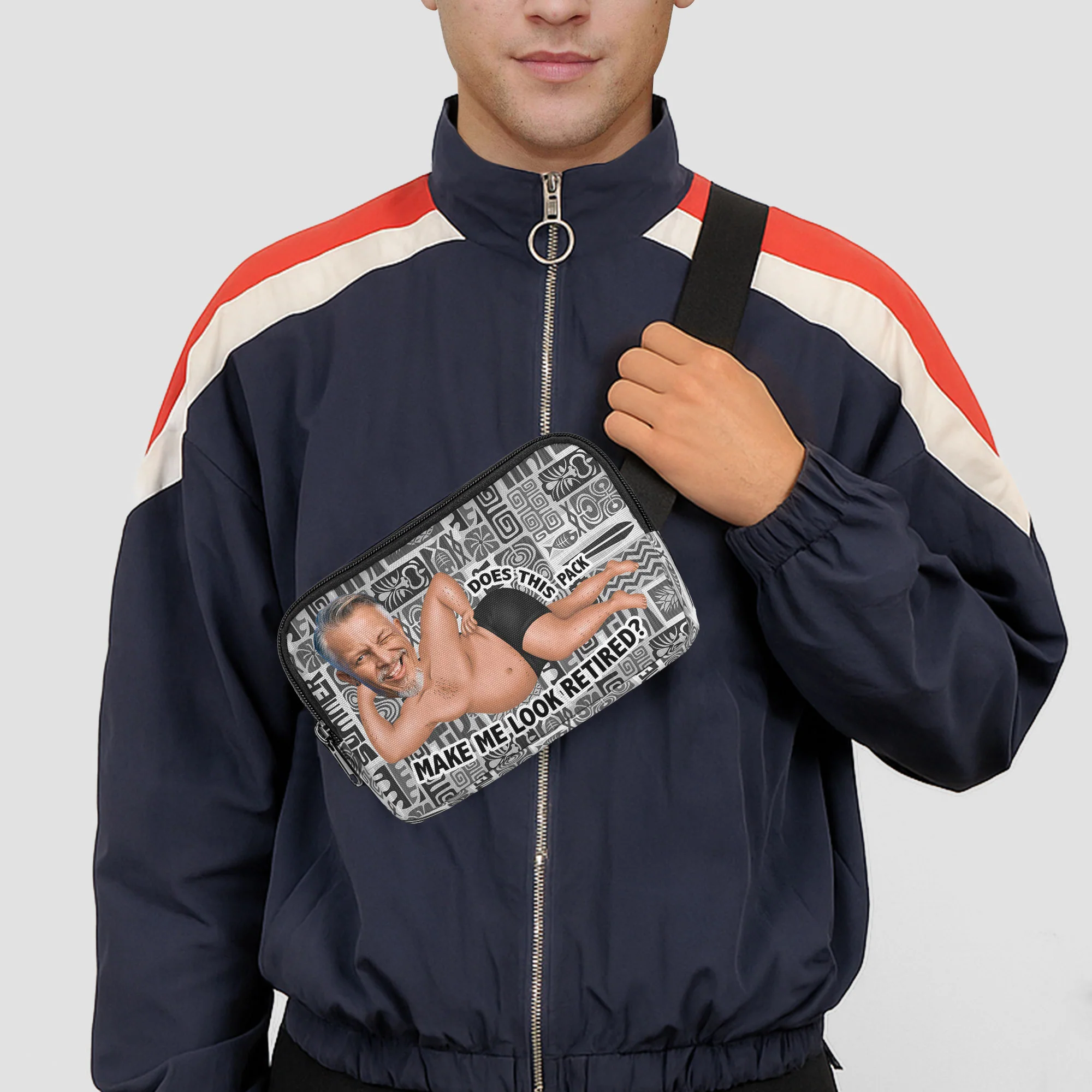 Does This Pack Make Me Look Retired? - Personalized Photo Waist Pack - Image 4