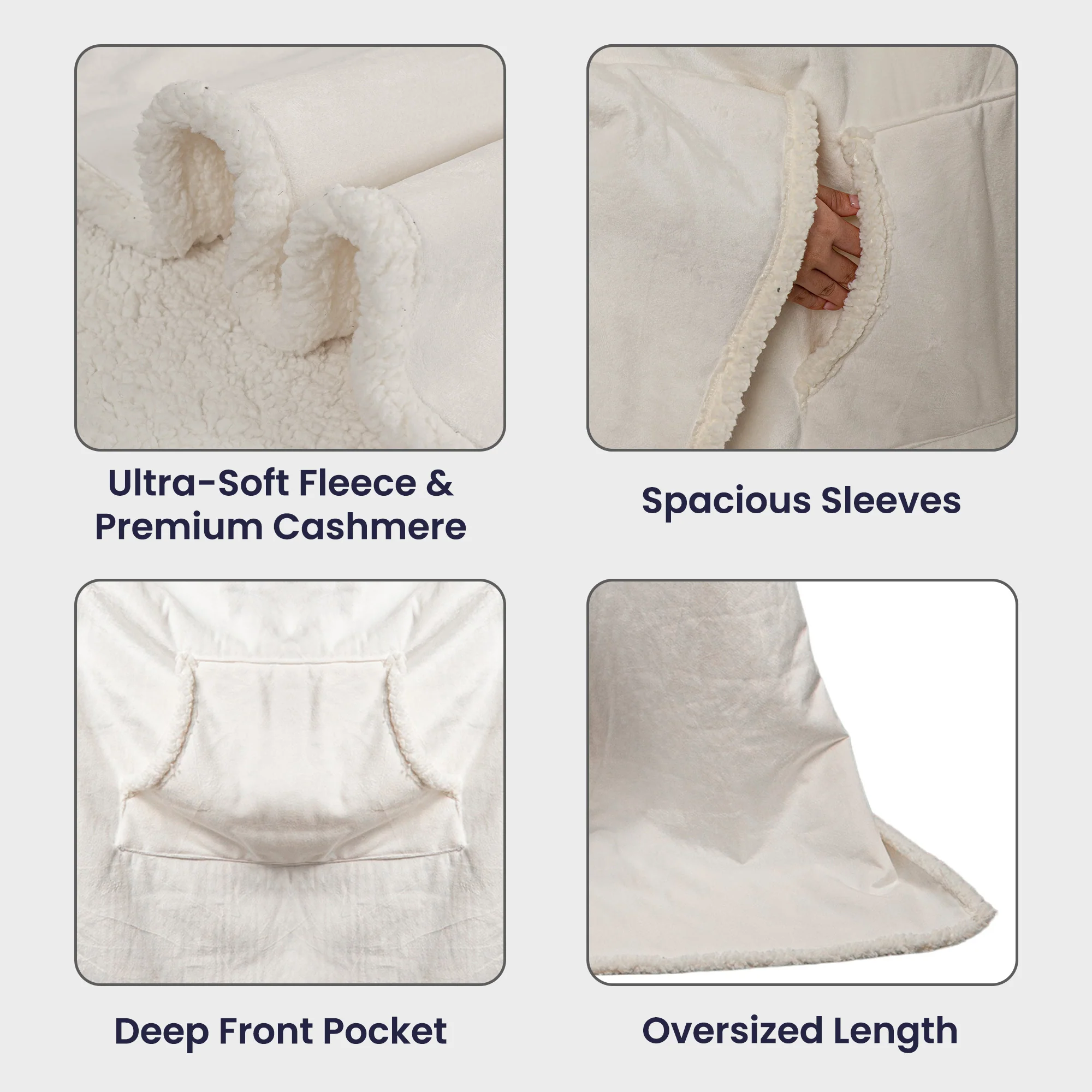 Dog Custom Breeds Toile De Jouy Style - Personalized Wearable Blanket With Sleeves - Image 6