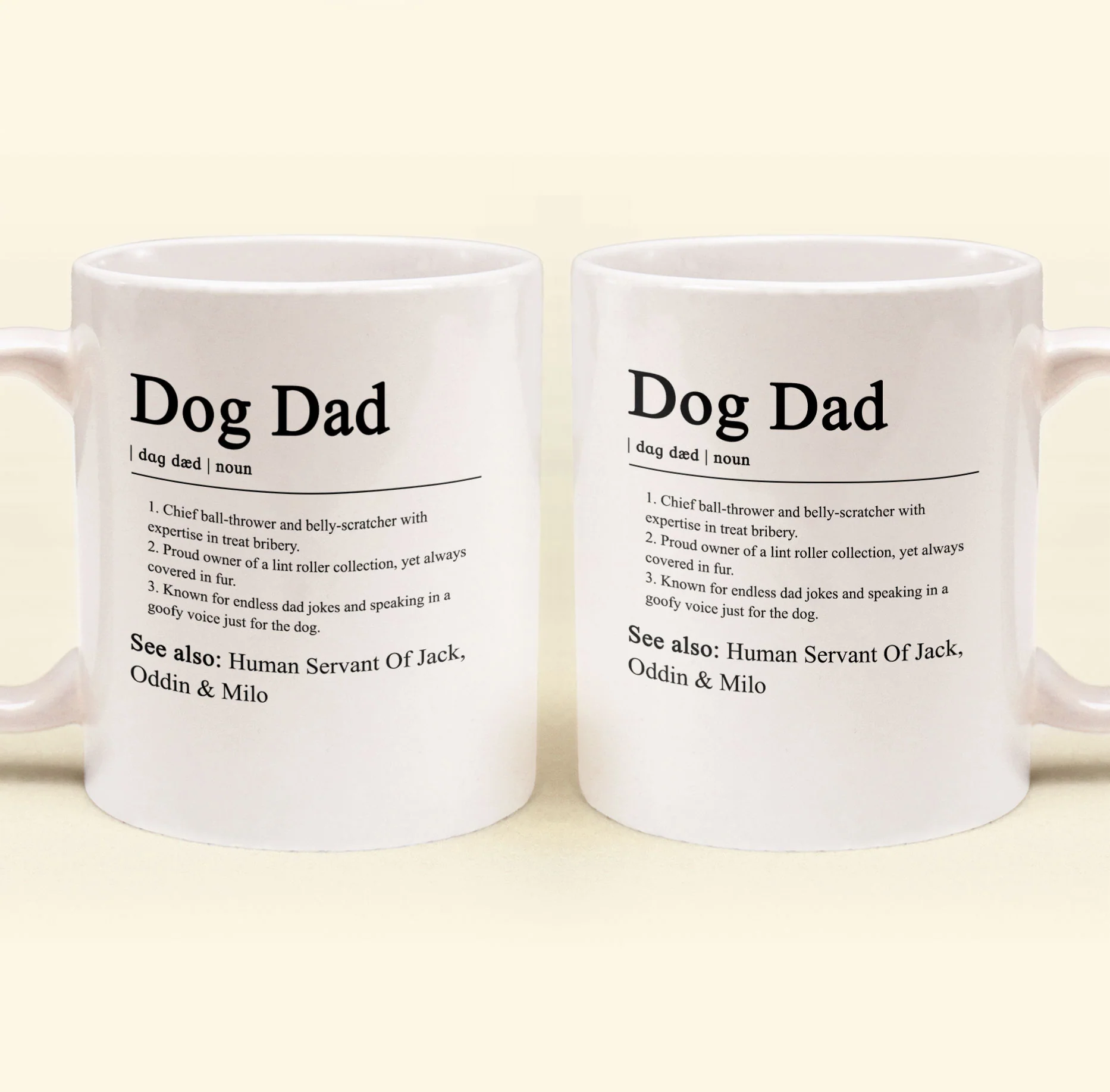Dog Dad Definition - Personalized Mug - Image 2
