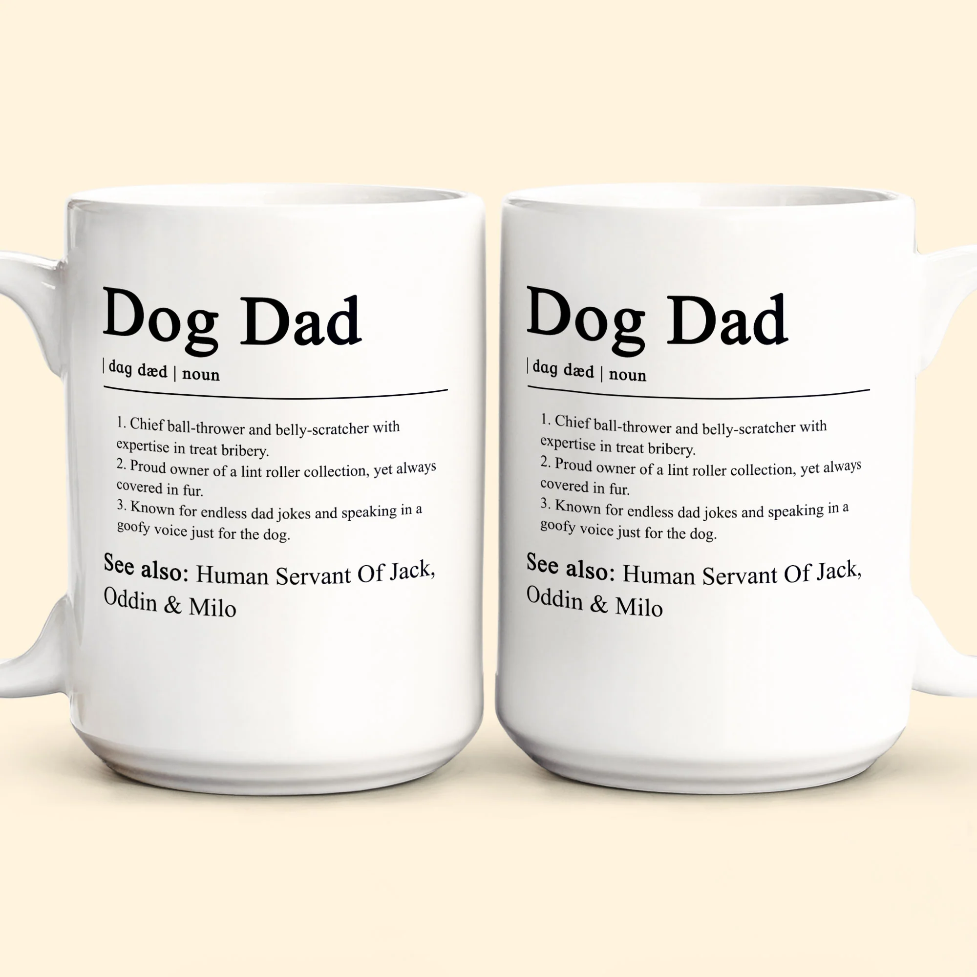Dog Dad Definition - Personalized Mug - Image 4